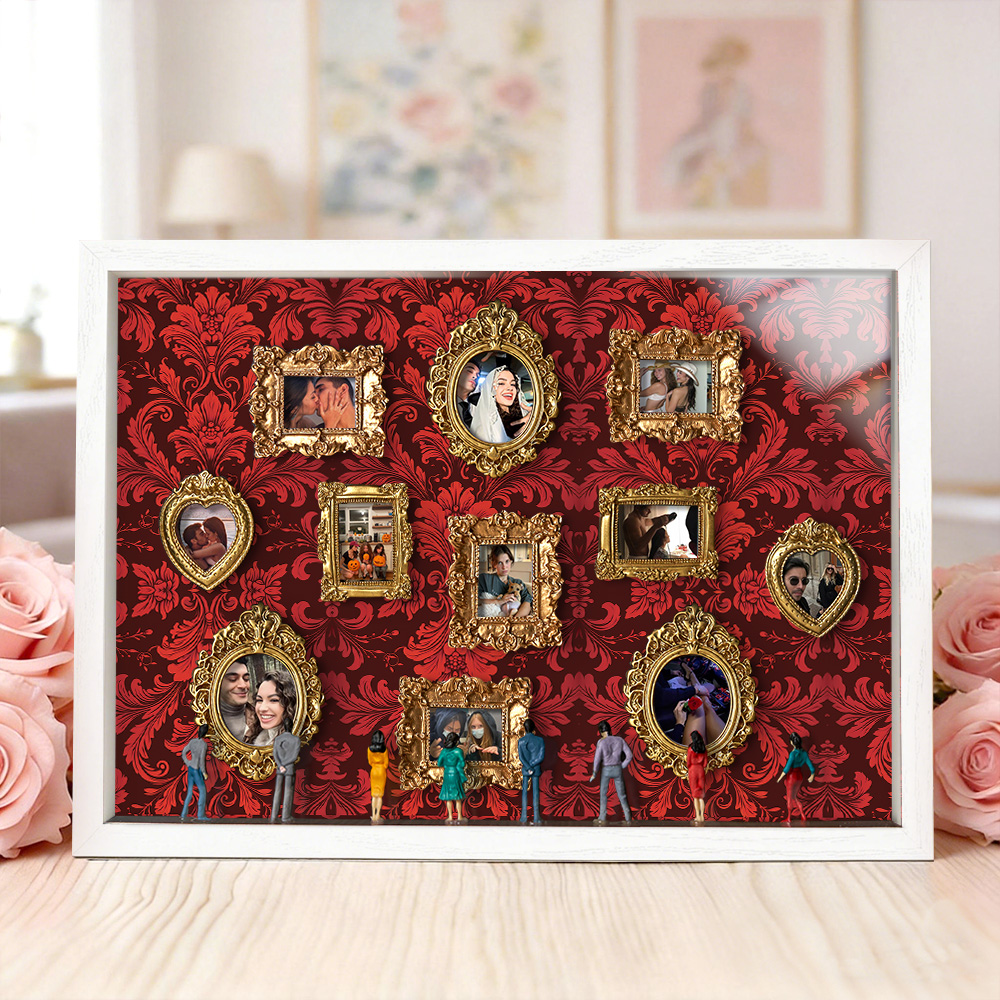 Museum of Us Frame Personalized Couples Gift for Her Miniature Museum Gifts Meaningful Gift Valentine's Day Anniversary Gift