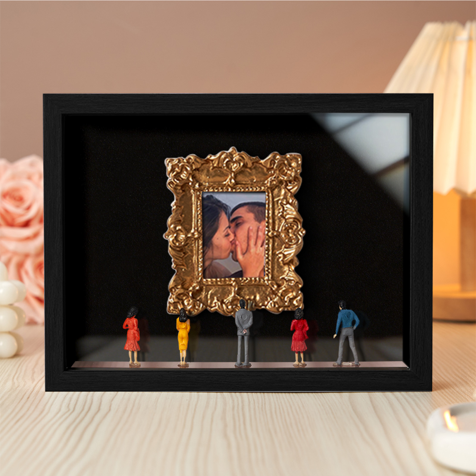 Museum of Us Frame Personalized Couples Gift for Her Cute Miniature Museum Gifts Meaningful Gift Valentine's Day Anniversary Gift- Custom Museum of us Frame