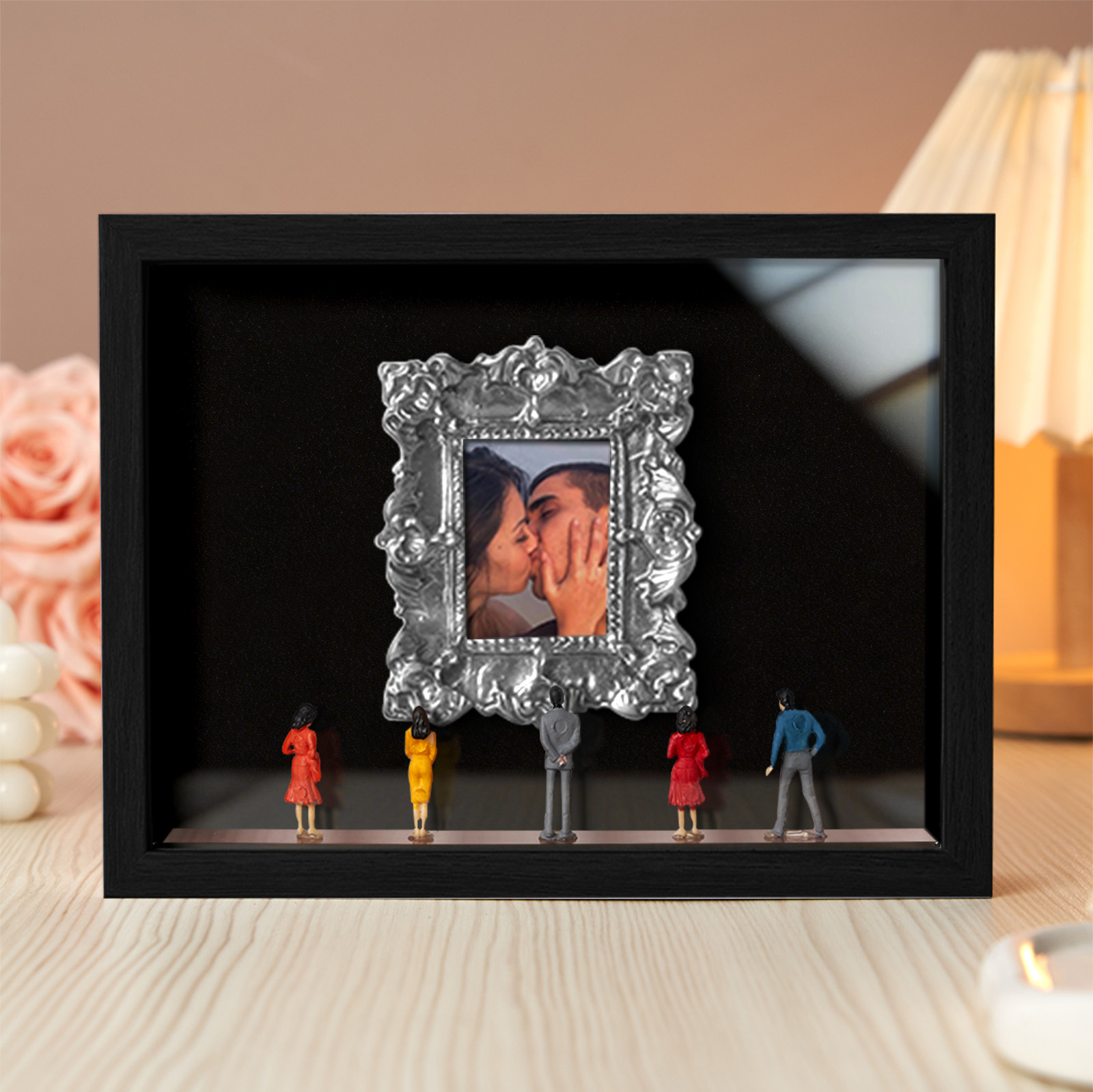Museum of Us Frame Personalized Couples Gift for Her Cute Miniature Museum Gifts Meaningful Gift Valentine's Day Anniversary Gift- Custom Museum of us Frame