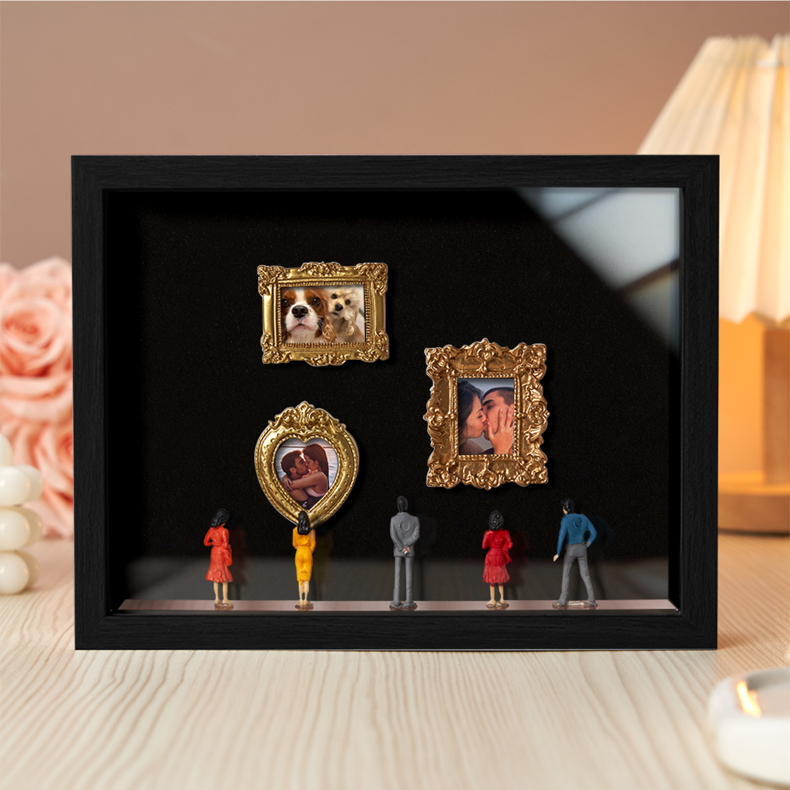 Museum of Us Frame Personalized Couples Gift for Her Cute Miniature Museum Gifts Meaningful Gift Valentine's Day Anniversary Gift- Custom Museum of us Frame