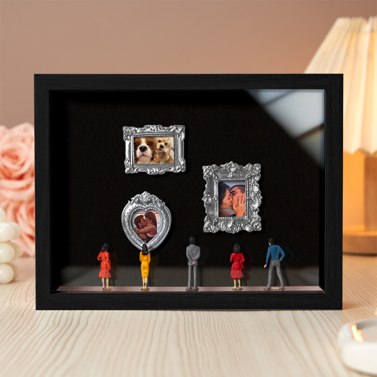 Museum of Us Frame Personalized Couples Gift for Her Cute Miniature Museum Gifts Meaningful Gift Valentine's Day Anniversary Gift- Custom Museum of us Frame