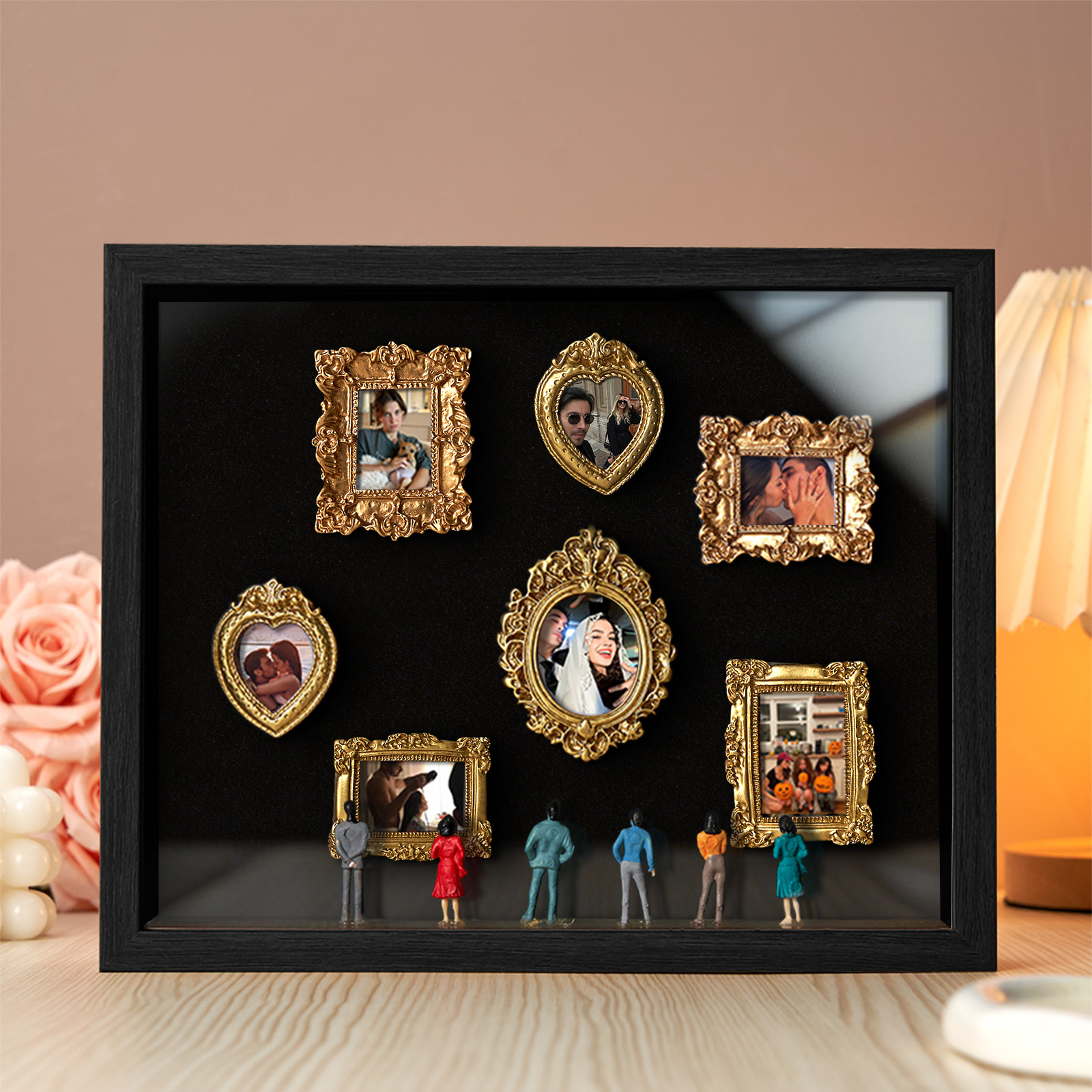 Museum of Us Frame Personalized Couples Gift for Her Cute Miniature Museum Gifts Meaningful Gift Valentine's Day Anniversary Gift- Custom Museum of us Frame