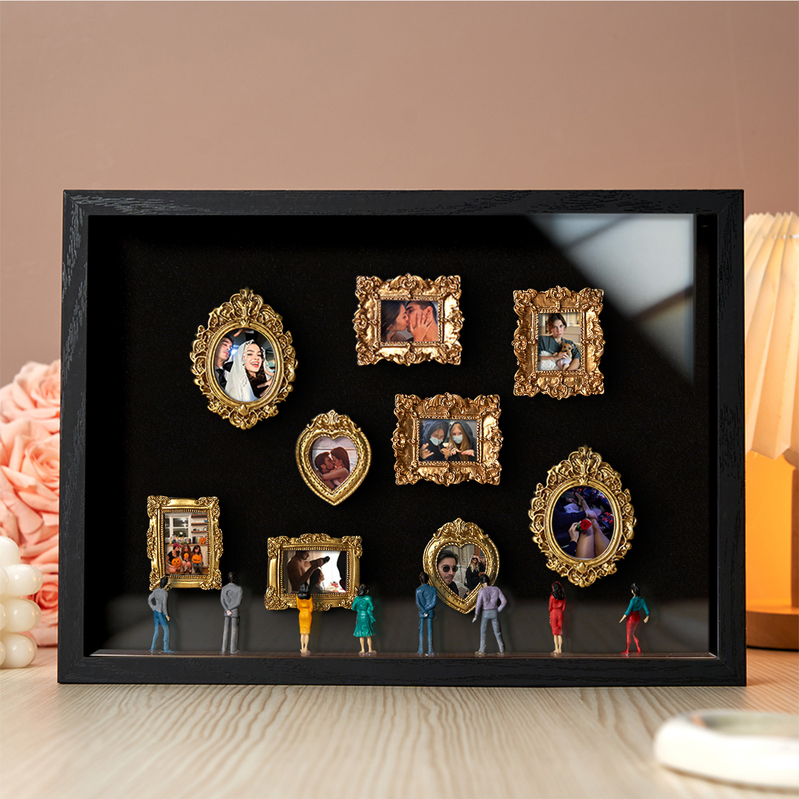 Museum of Us Frame Personalized Couples Gift for Her Cute Miniature Museum Gifts Meaningful Gift Valentine's Day Anniversary Gift- Custom Museum of us Frame