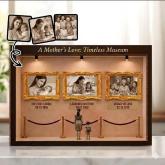 Personalized Our Mom Museum of Mom Frame Special Moments and Milestones Museum Style Block Plaque, Gift For Mother Day