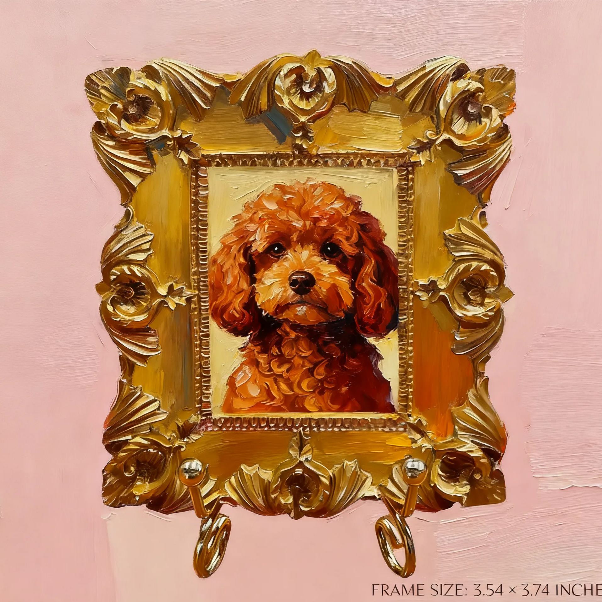 Custom Framed Pet Portrait in Acrylic Style, Personalized Painting from Your Photo, Dog & Cat Memorial Gift