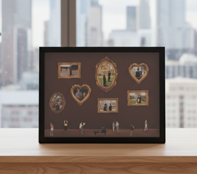 "Museum of Us" Printable Wall Art – Editable Couple Photo Gallery | Romantic Anniversary Gift