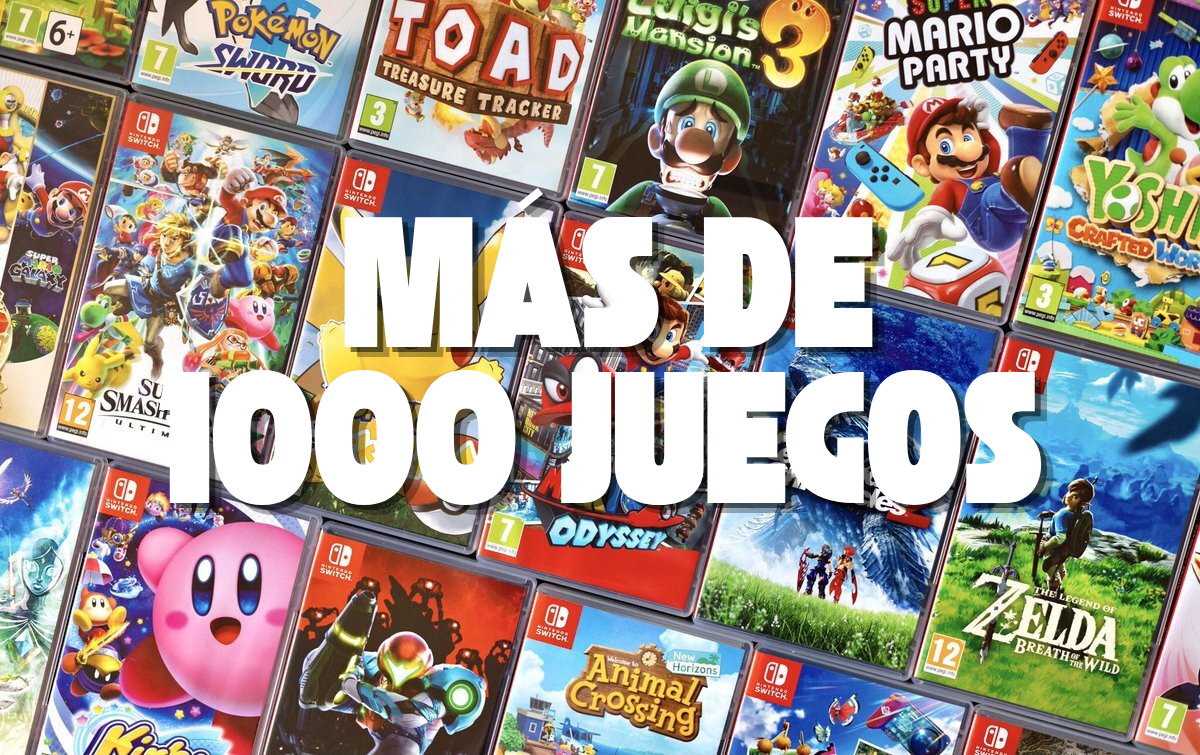 R4 Switch – Flashcart Nintendo Switch con más de 1000 juegos incluidos – Plug & Play