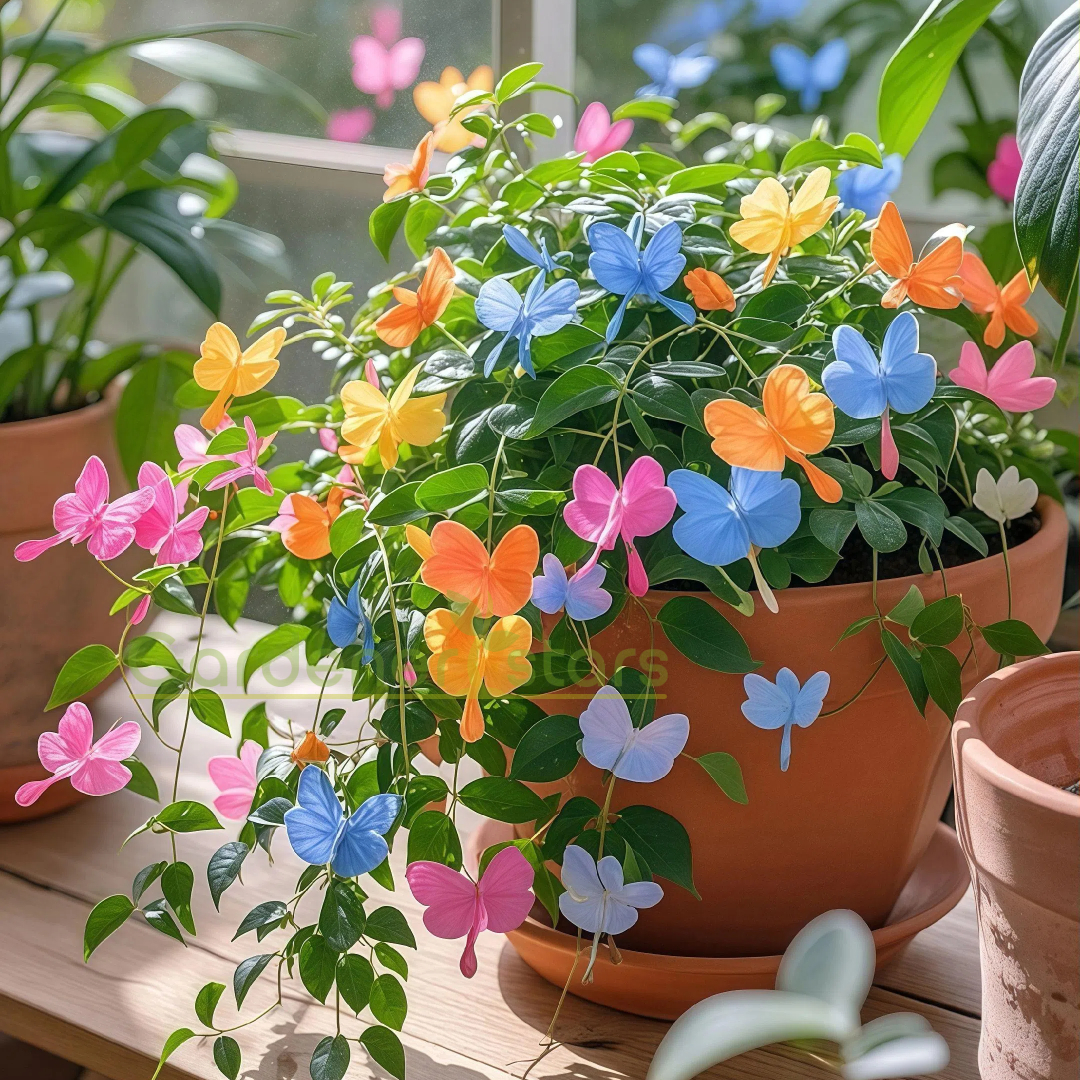 🦋✨ Golden Butterfly Vine Seeds – Create a Waterfall of Blooms! 🌿💛