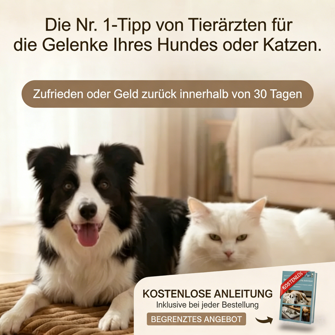 SELBSTWÄRMENDE MATTE FÜR HUNDE UND KATZEN - Entlastet auf natürliche Weise die Gelenke Ihres Haustieres.