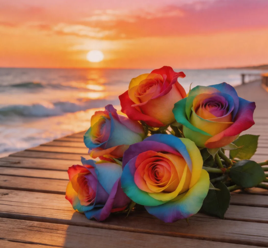 💐 Pflanze einen Regenbogen in deinen Garten | Regenbogenrosensamen