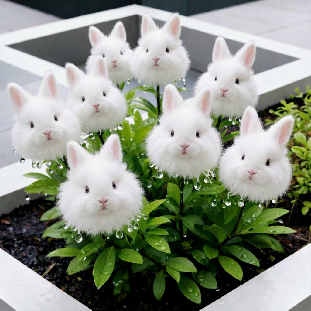 🐰 Kouzelné rostliny! Série roztomilých očí králíků ✨