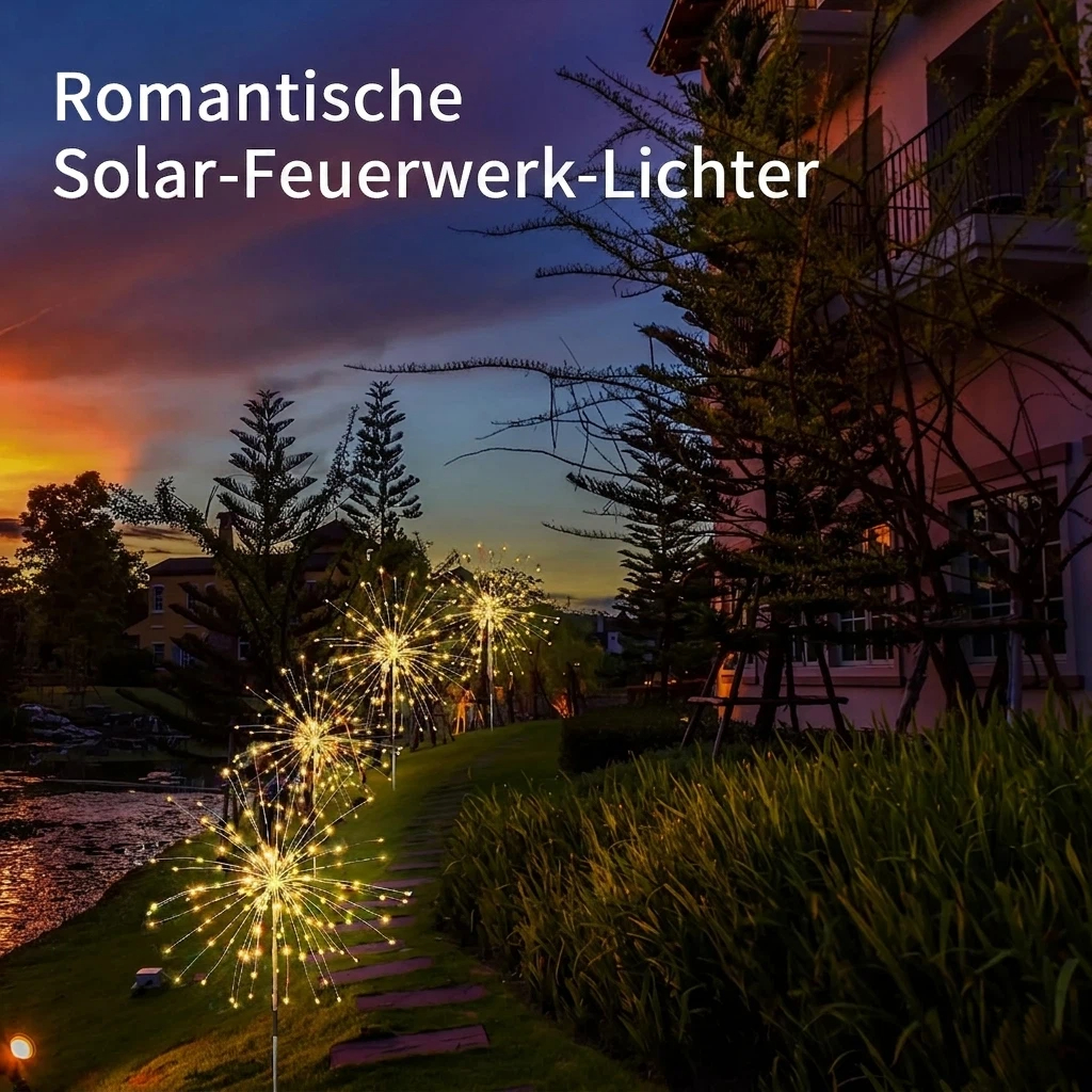 🔥Heißer Sale – 49 % Rabatt🔥 Solar-Feuerwerkslichter ✨