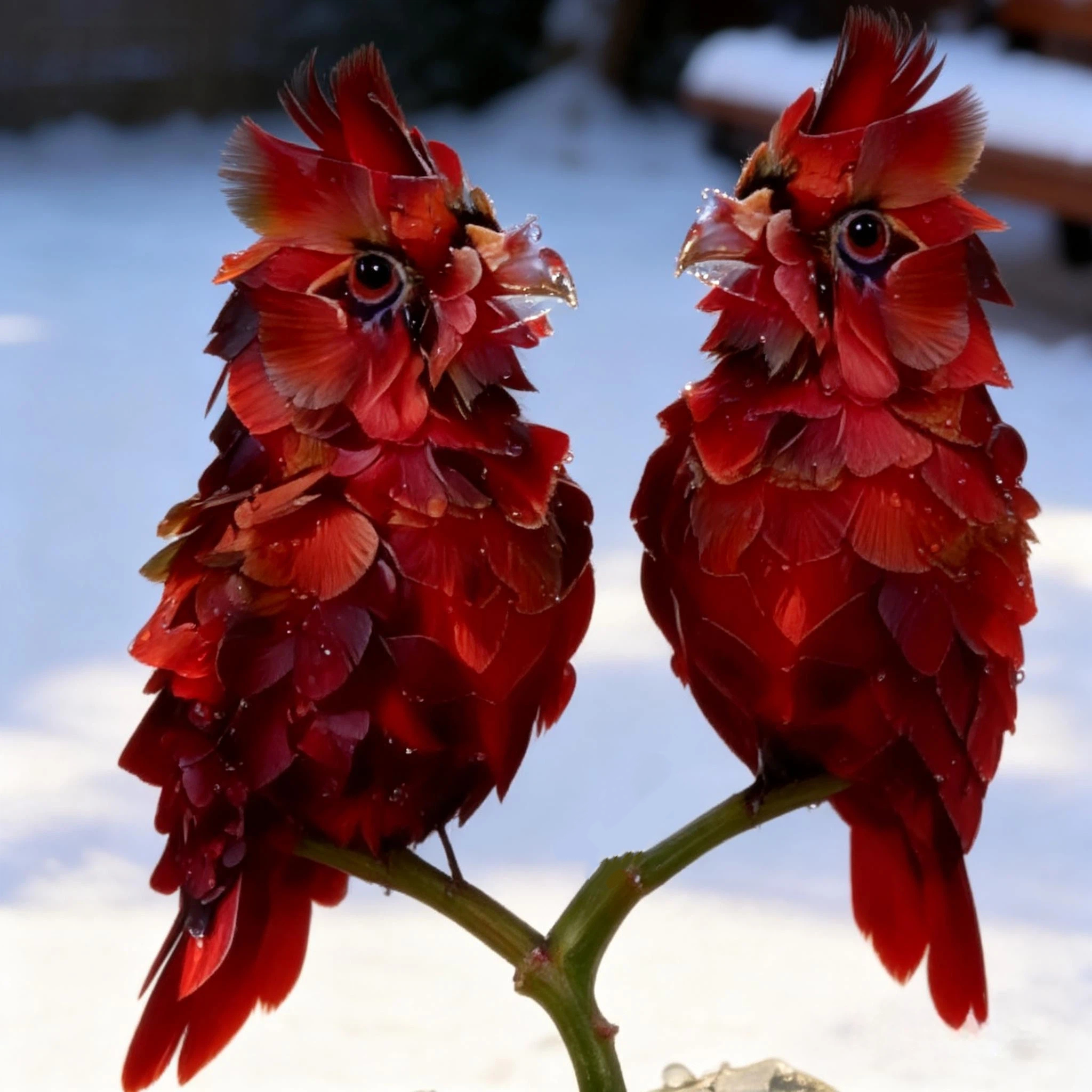 🐦  Crimson Firebird Flower Seeds | Rare & Enchanting 🌺
