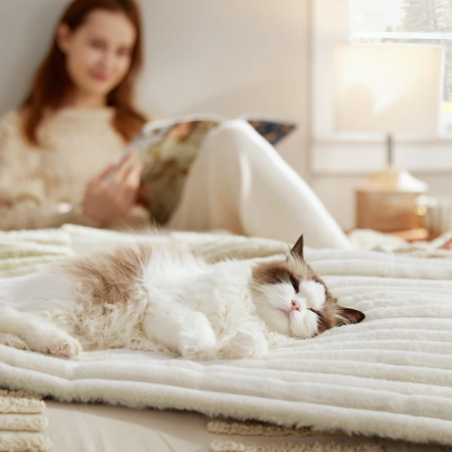 TAPIS AUTO-CHAUFFANT POUR CHIEN ET CHAT - Soulage naturellement les articulations de votre compagnon.