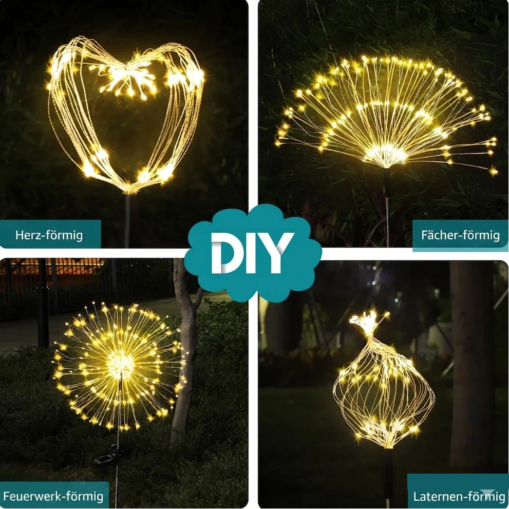 🔥Heißer Sale – 49 % Rabatt🔥 Solar-Feuerwerkslichter ✨