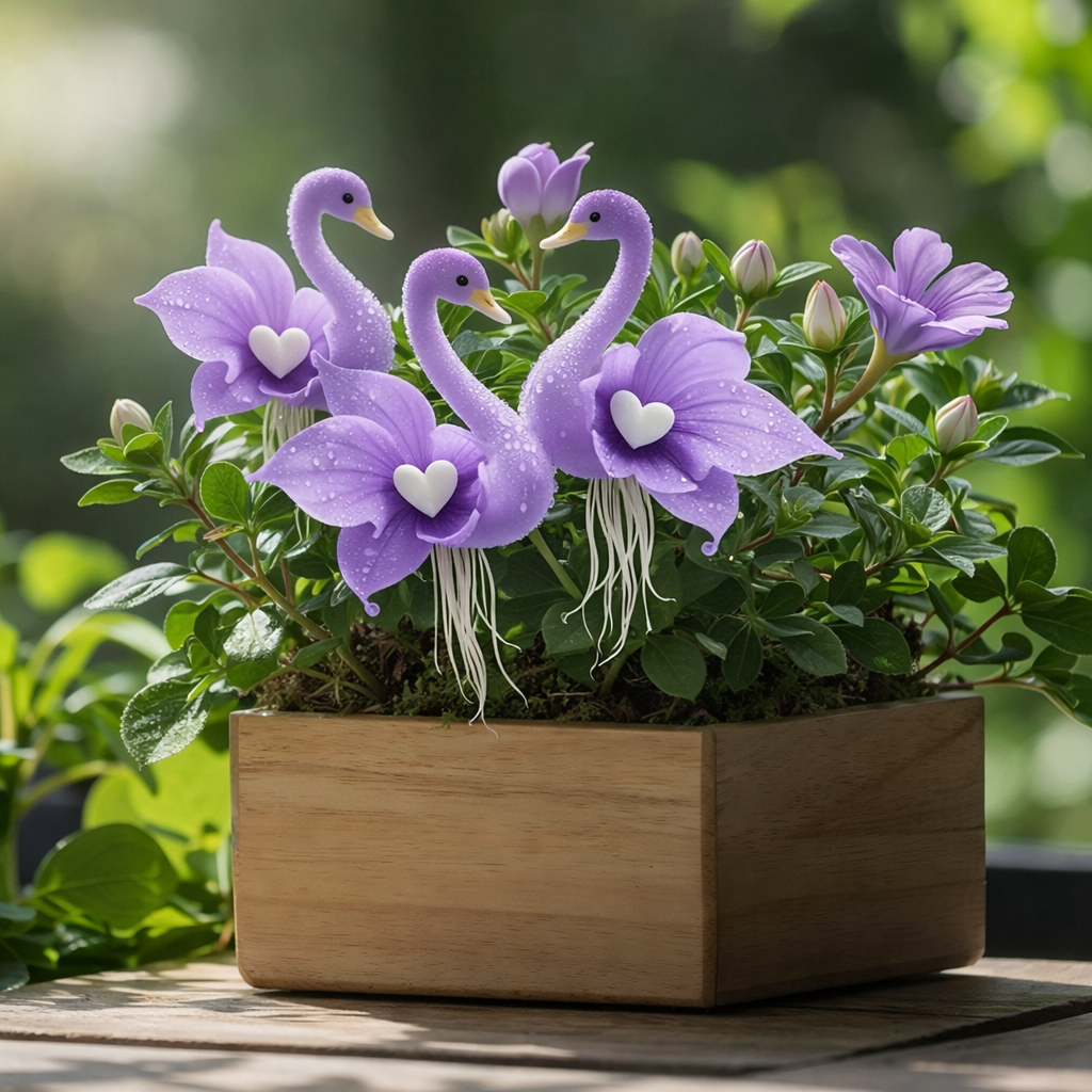 🔥 Frühlingsangebot: 50 % Rabatt! ✨ Samen der lila Schwanenblüte