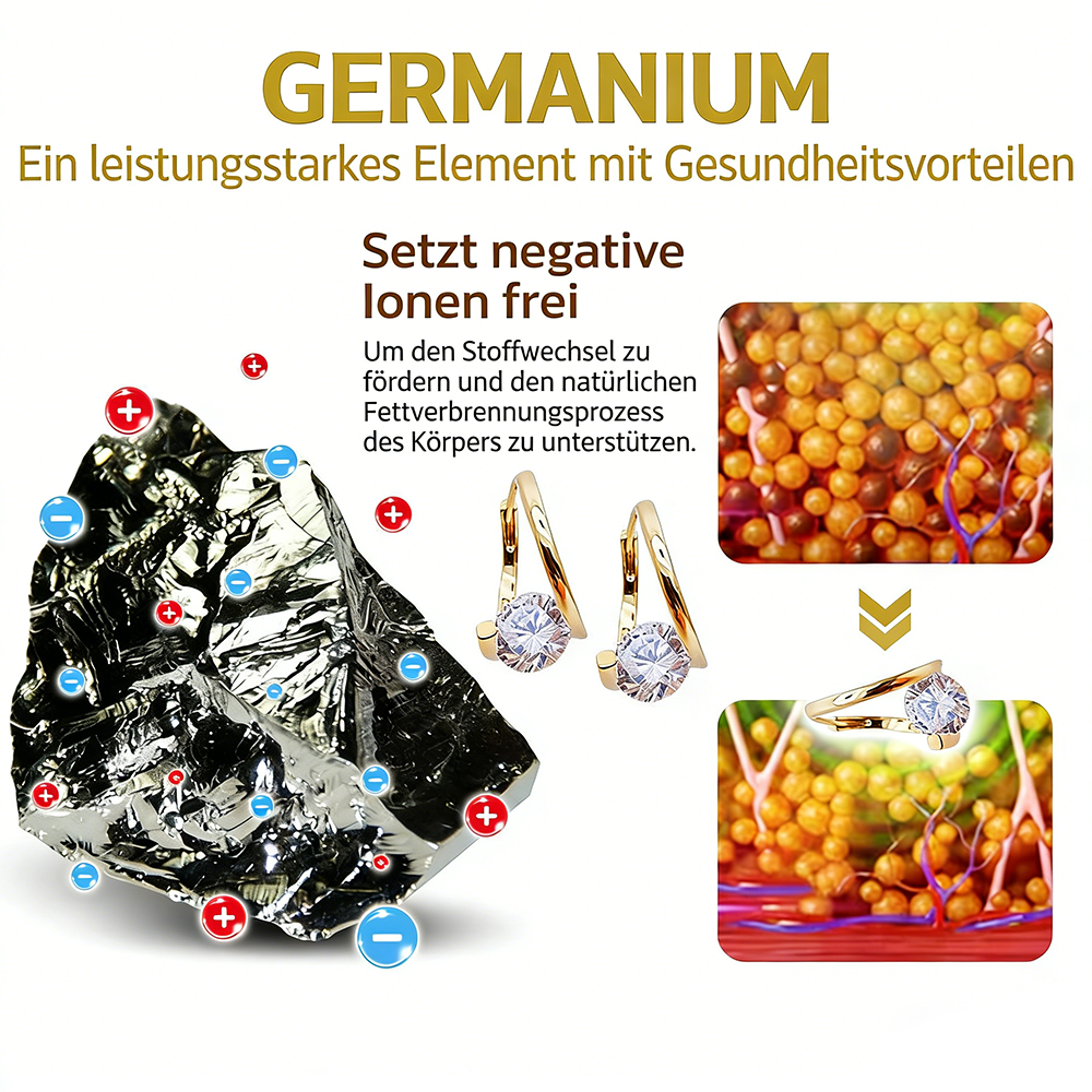 🔥 SUPER-FLASH-SALE – BIS ZU 50 % RABATT 🔥Lymphvity Magnetfeldtherapie-Ohrringe mit Germanium