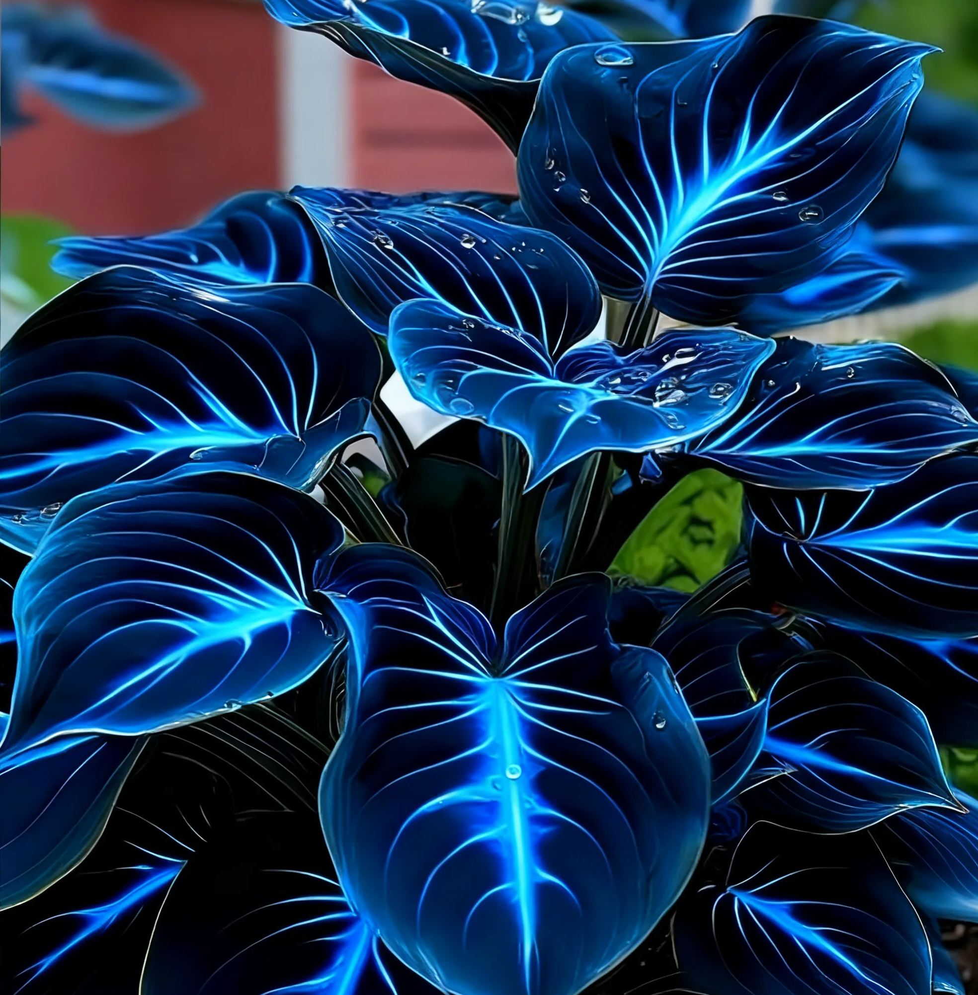 💥 Brandneue Veröffentlichung – Midnight Aurora Hosta, die Pflanze, die nachts leuchtet 🌌