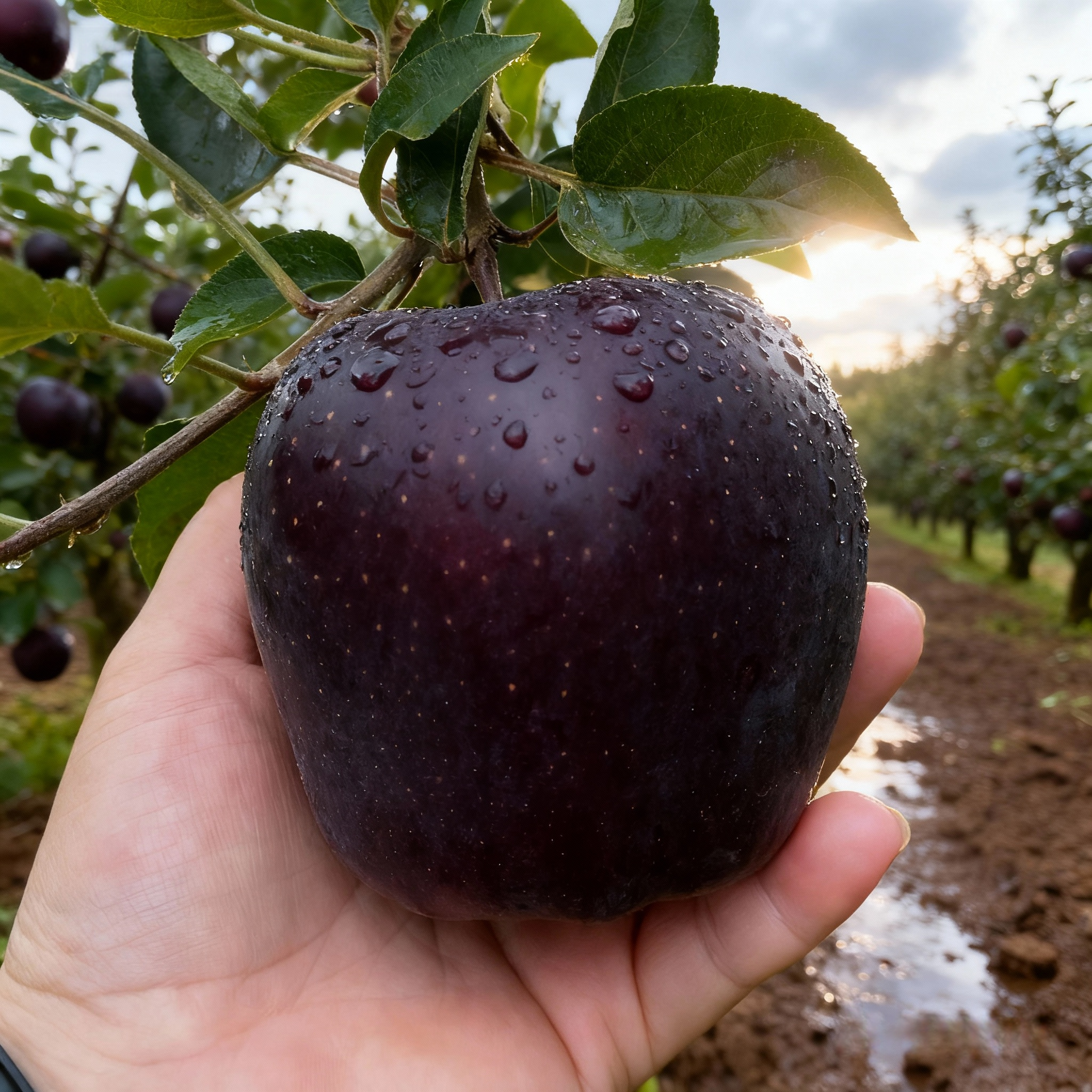 Einfach zu pflanzen: Dauerhafter Schwarzer Ziegel-APFEL 🌱