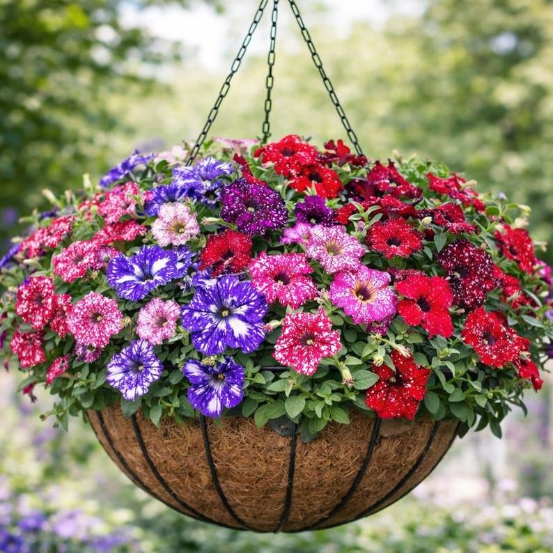 🌸 Pétunia à fleurs mouchetées rares – Graines faciles à cultiver