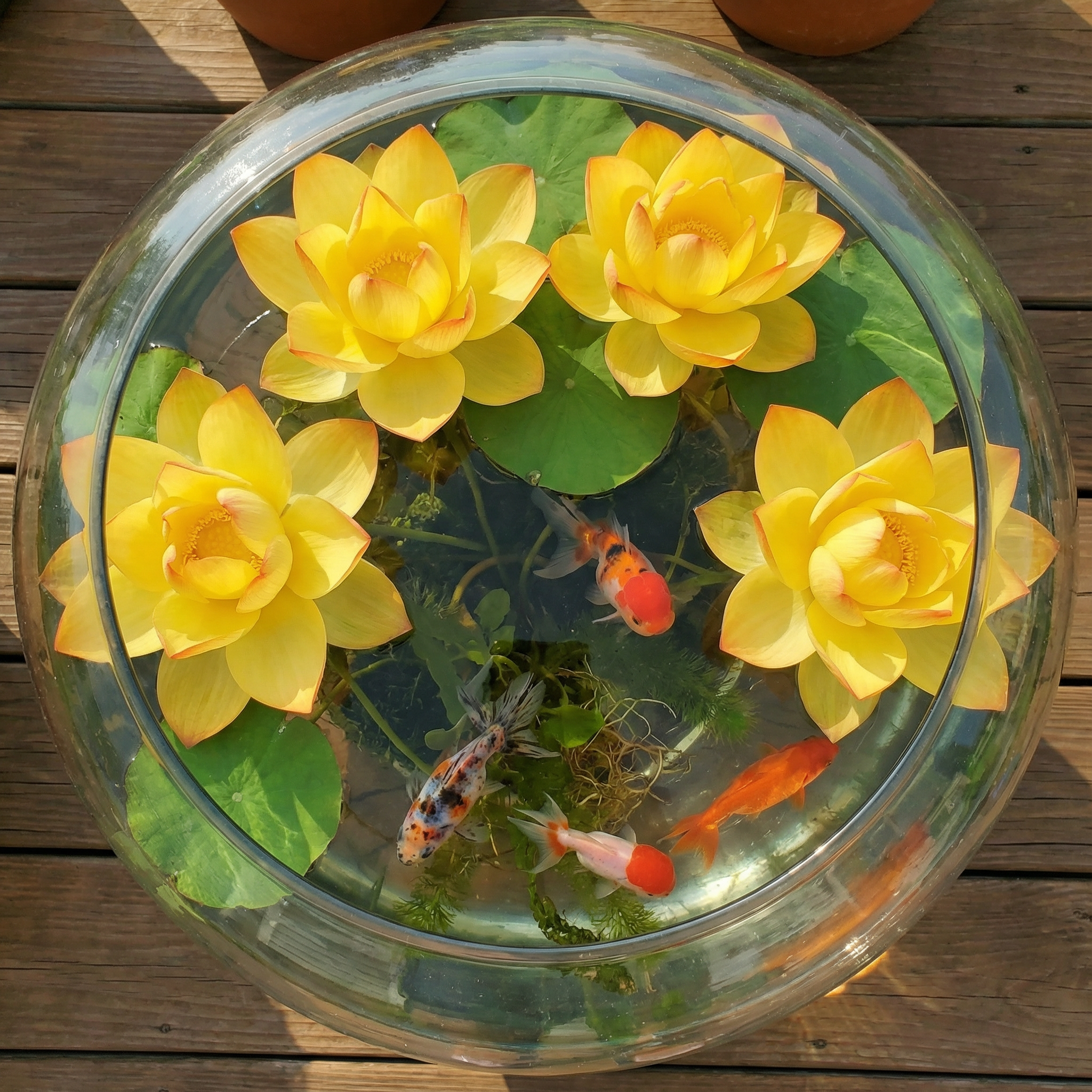 🌄Graines de lotus orange lever de soleil