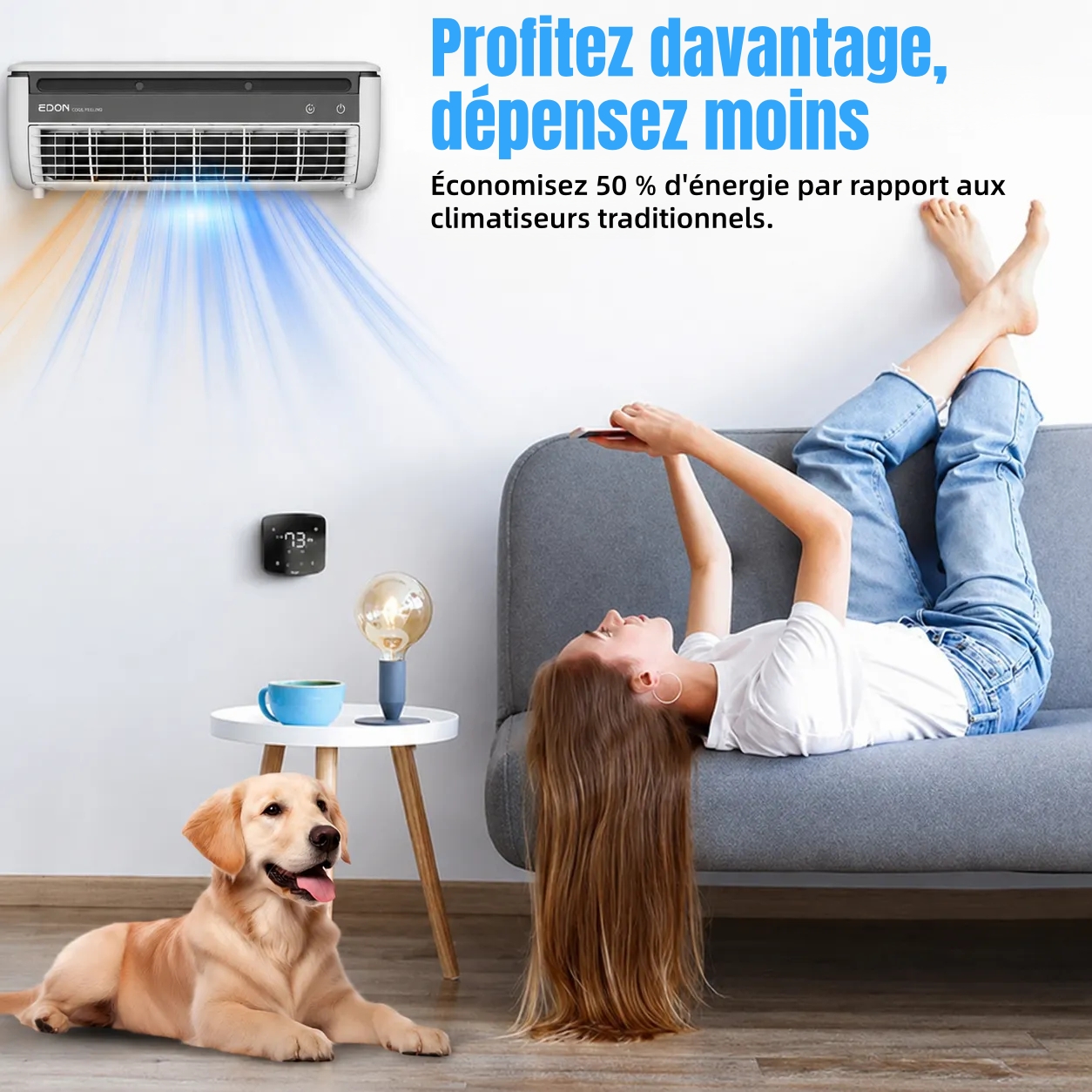 ⏳Offre à durée limitée🍃Climatiseur mural portable【Livraison gratuite】
