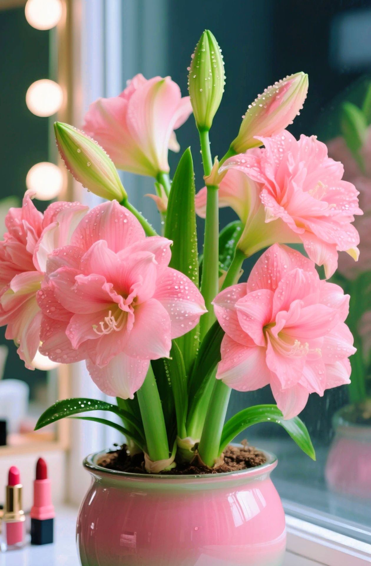 🔥 Sale 2026 🌌 Frost-resistant, fragrant amaryllis bulbs with two petals - Brighten your life all year round!