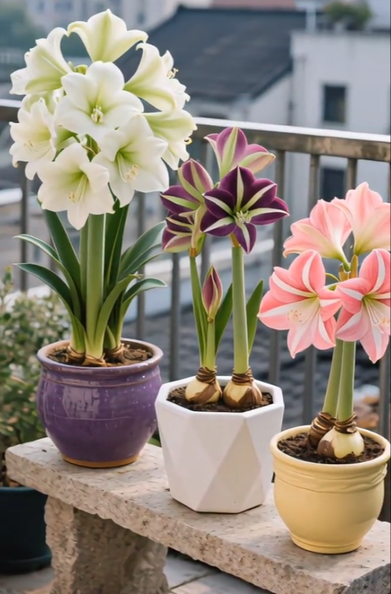 🔥 Sale 2026 🌌 Frost-resistant, fragrant amaryllis bulbs with two petals - Brighten your life all year round!