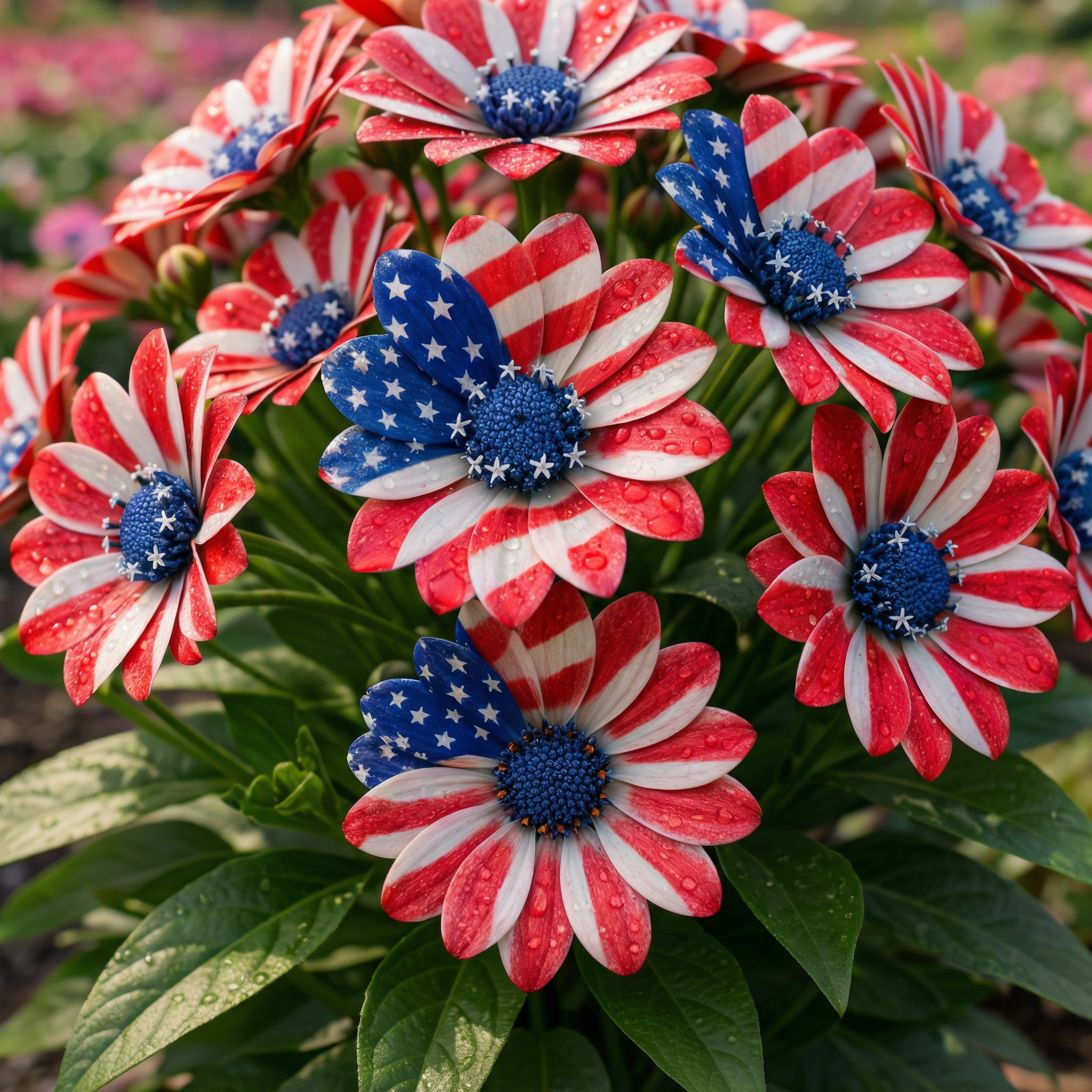 🚩Graines de fleurs motif drapeau 🌸 Un jardin qui prend vie