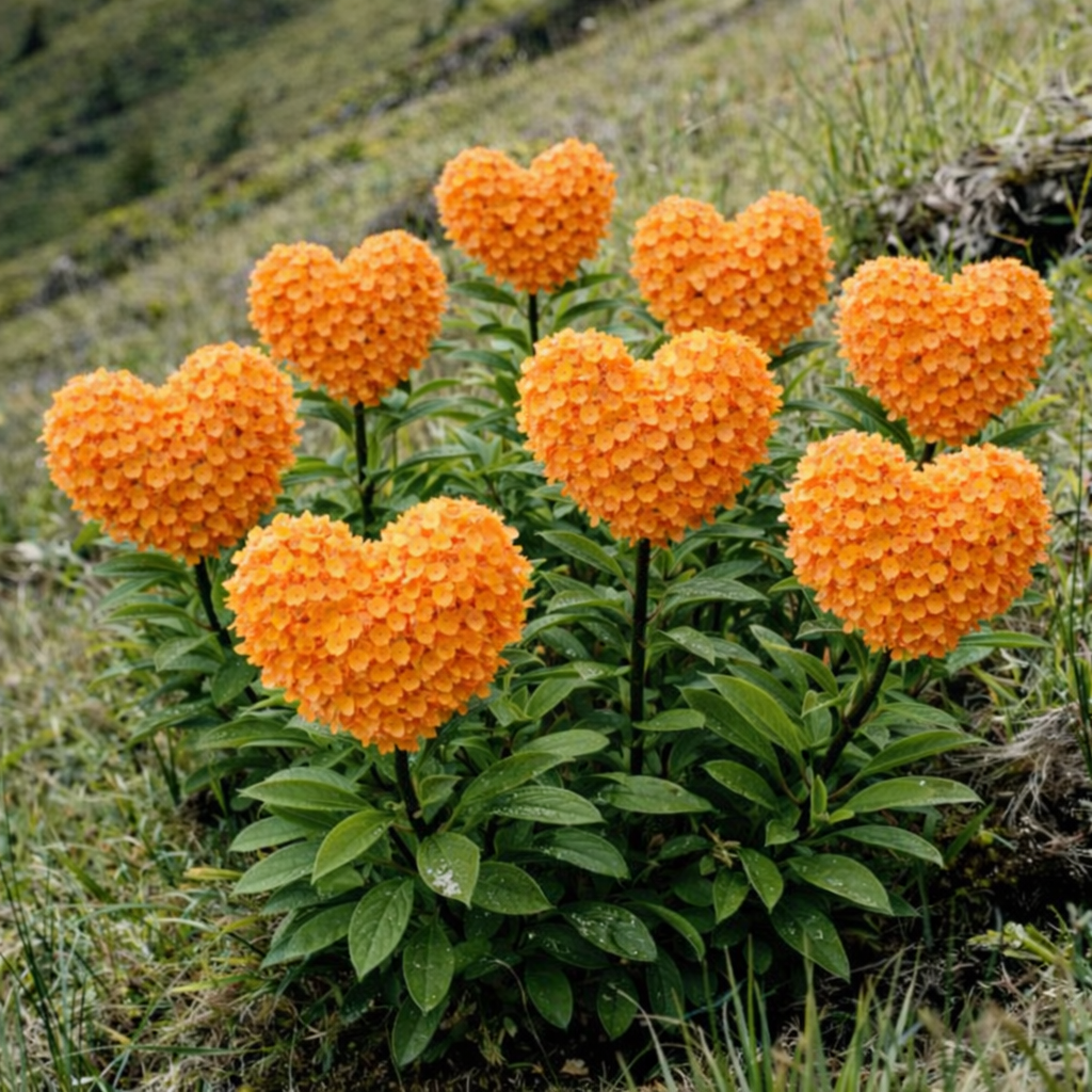 🌈Graines d'hortensia en forme de cœur