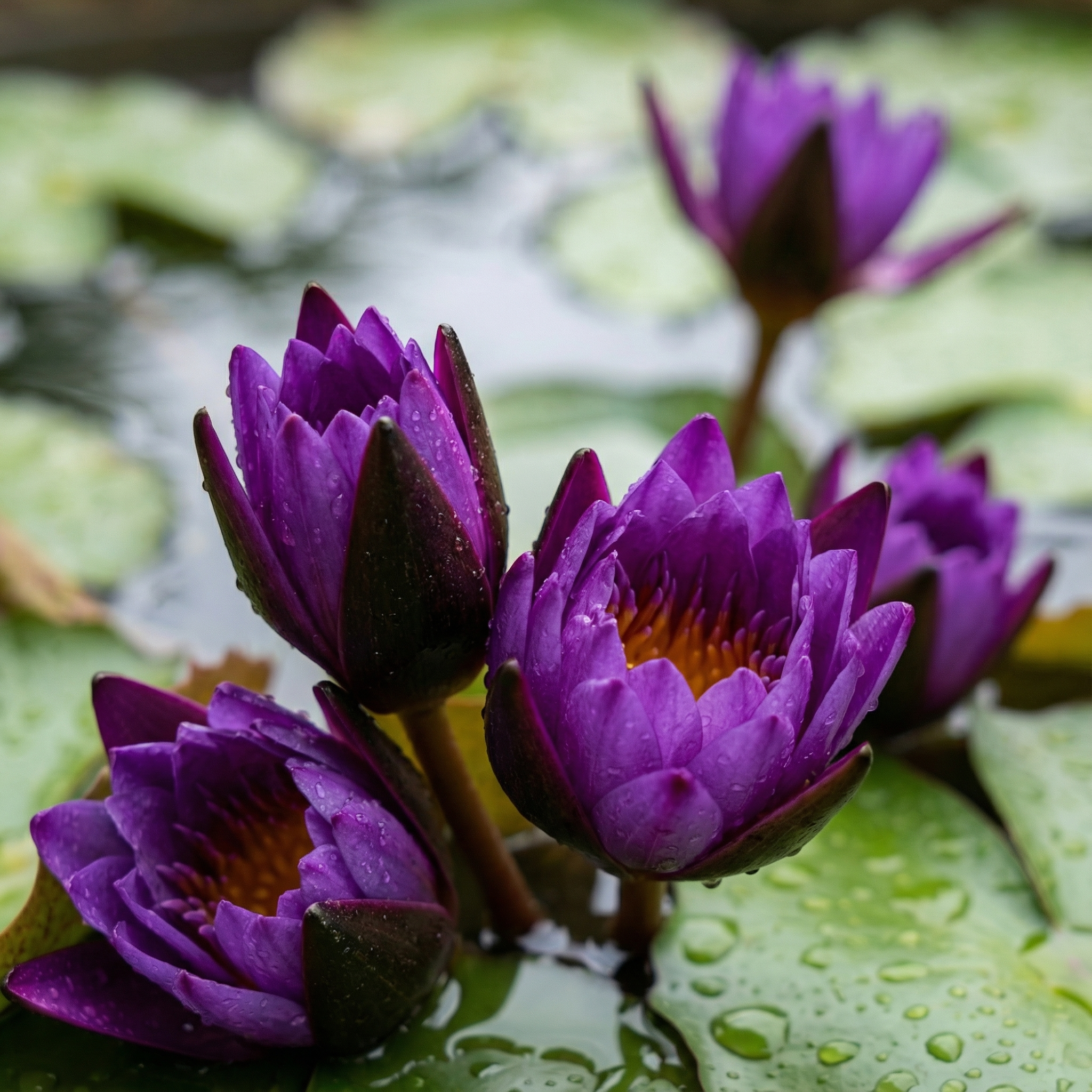 💮Graines de lotus violet nuit