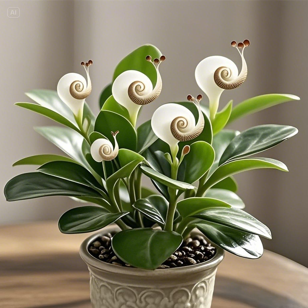 "Fleur Escargot : La Plante Magique qui Transforme Votre Jardin en Conte de Fées ! ✨"