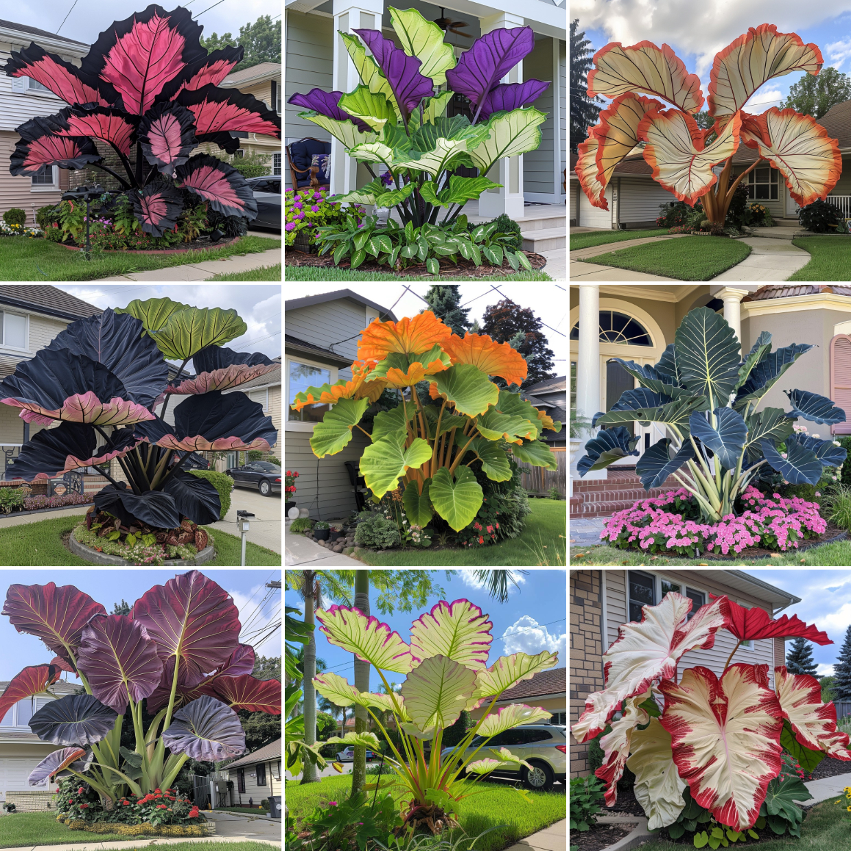 🌿 Cultivez les Giant Caladiums - 🌟La vedette tropicale de votre jardin
