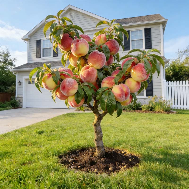🔥 Plus de 65 000 vendus ! 🍑 Graines vivantes de pêcher nain « Honey Red » (variété ancienne)