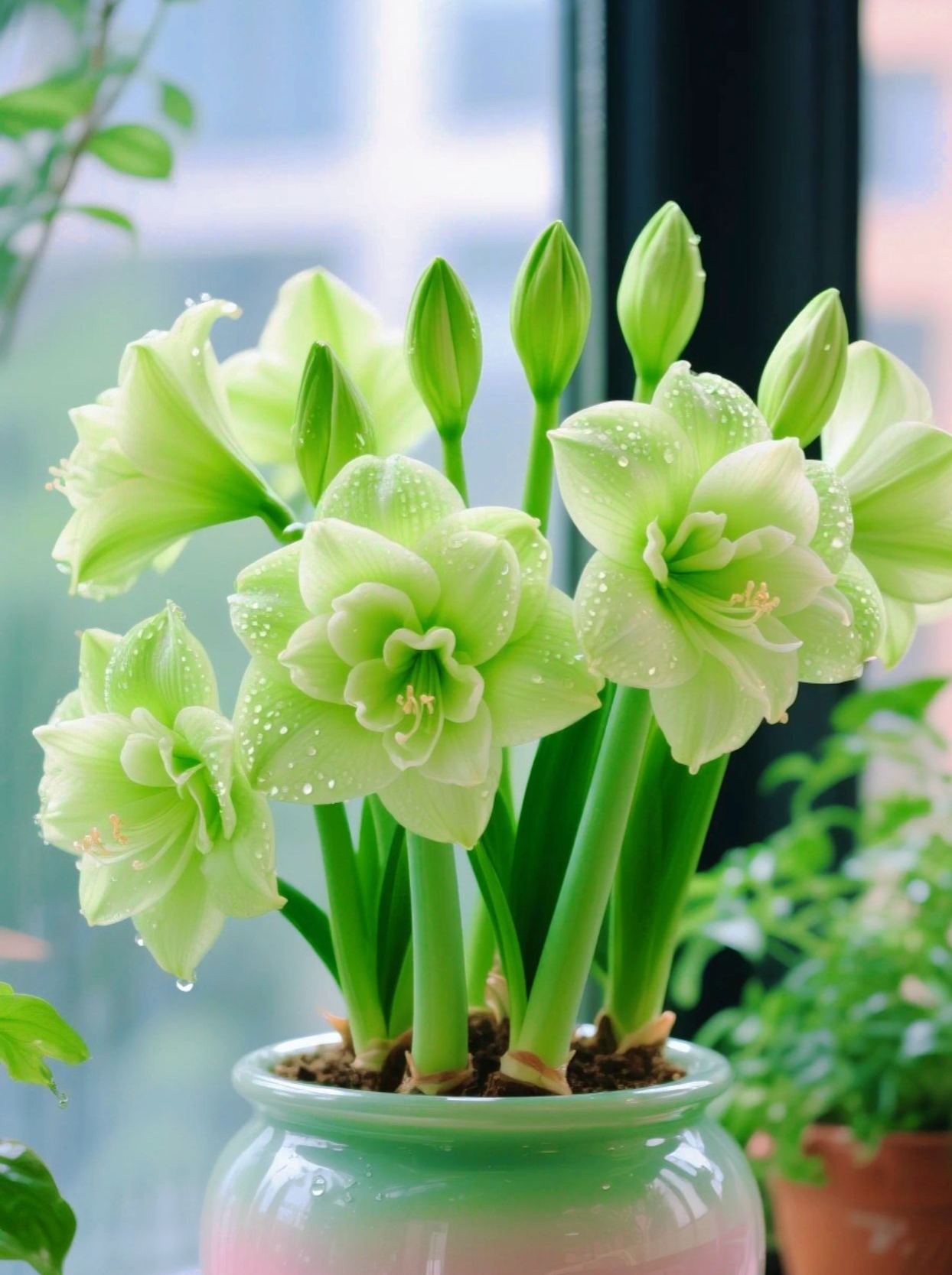 🔥 Sale 2026 🌌 Frost-resistant, fragrant amaryllis bulbs with two petals - Brighten your life all year round!