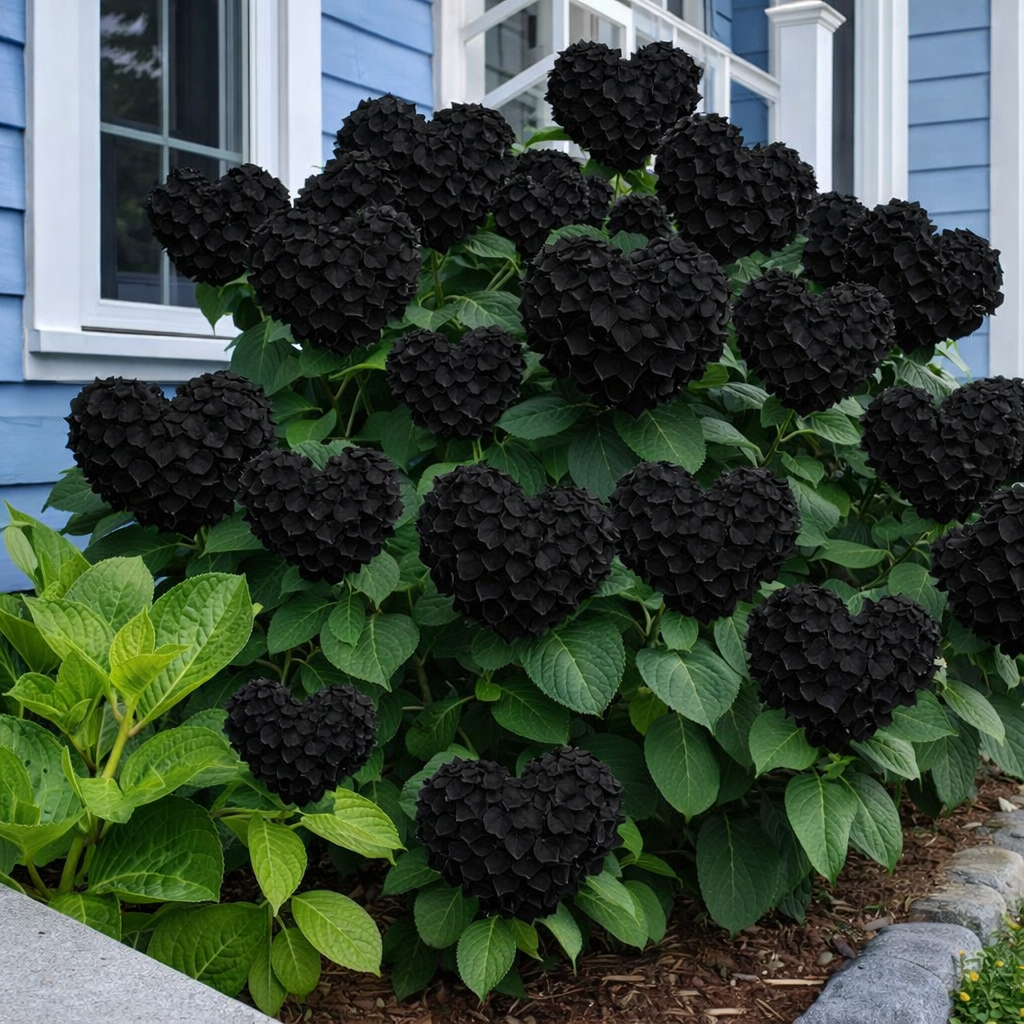 🌈Graines d'hortensia en forme de cœur