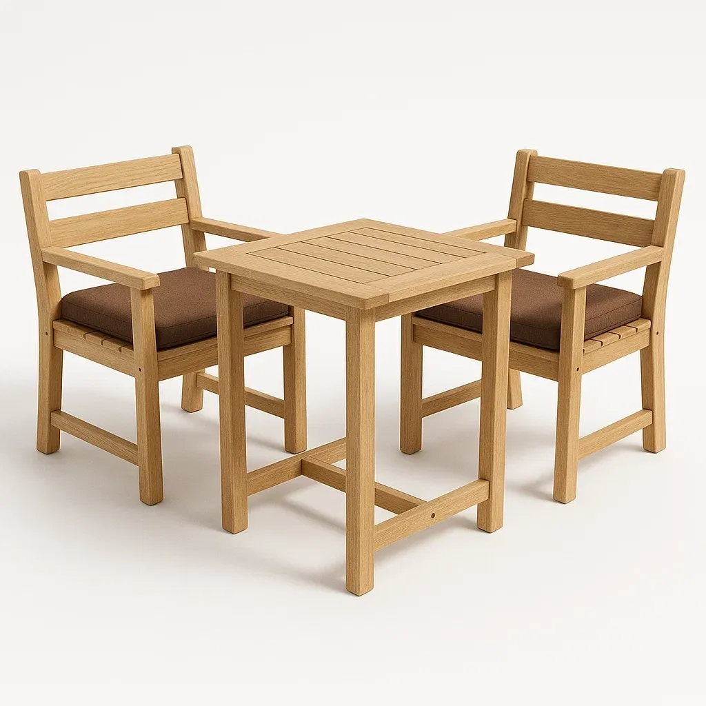 Arredo da giardino,Set tavolo e sedie da giardino compatto - FURNIARTE