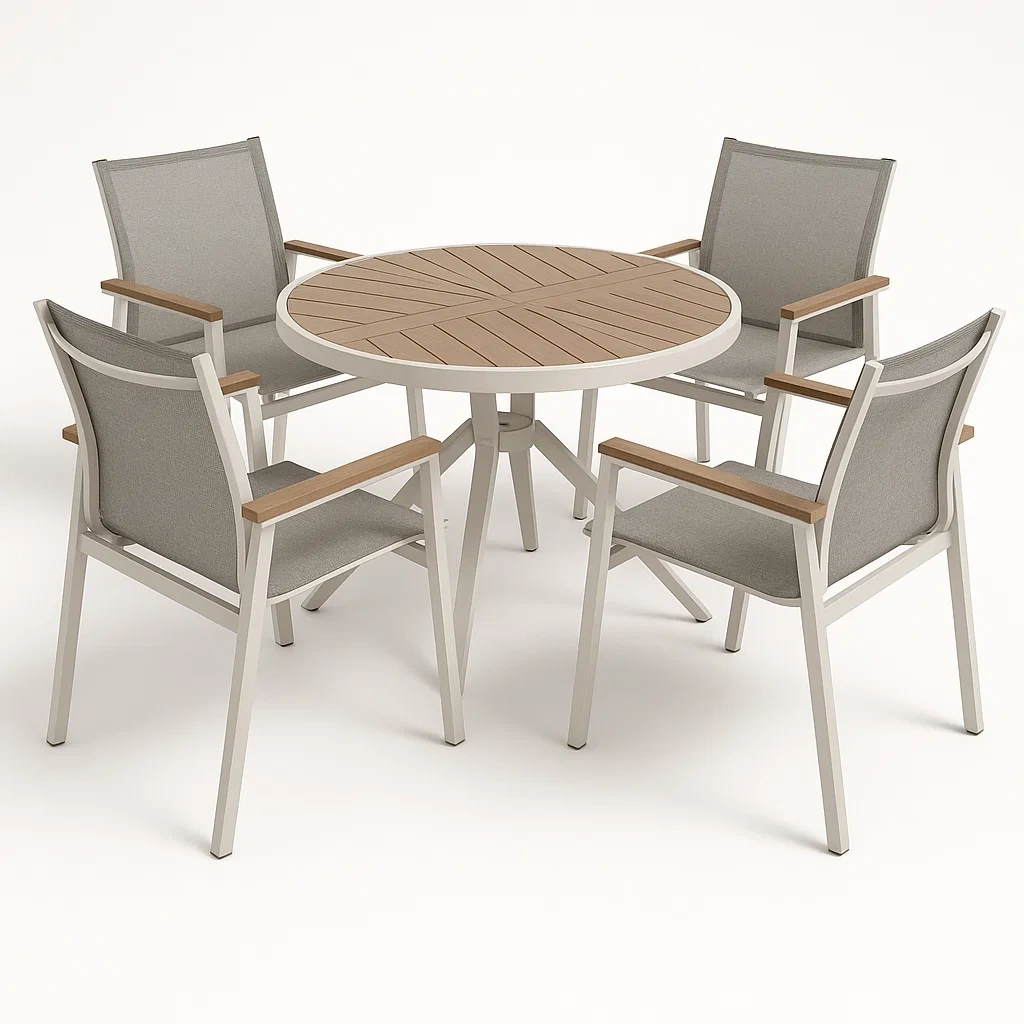 Mobili da terrazza,Set tavolo e sedie da terrazza - FURNIARTE