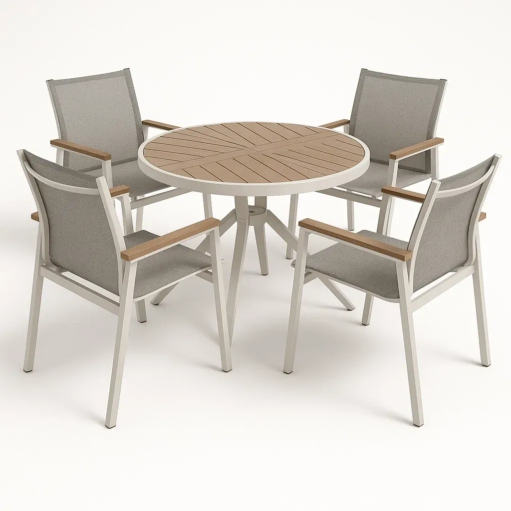 Mobili da terrazza,Set tavolo e sedie da terrazza - FURNIARTE