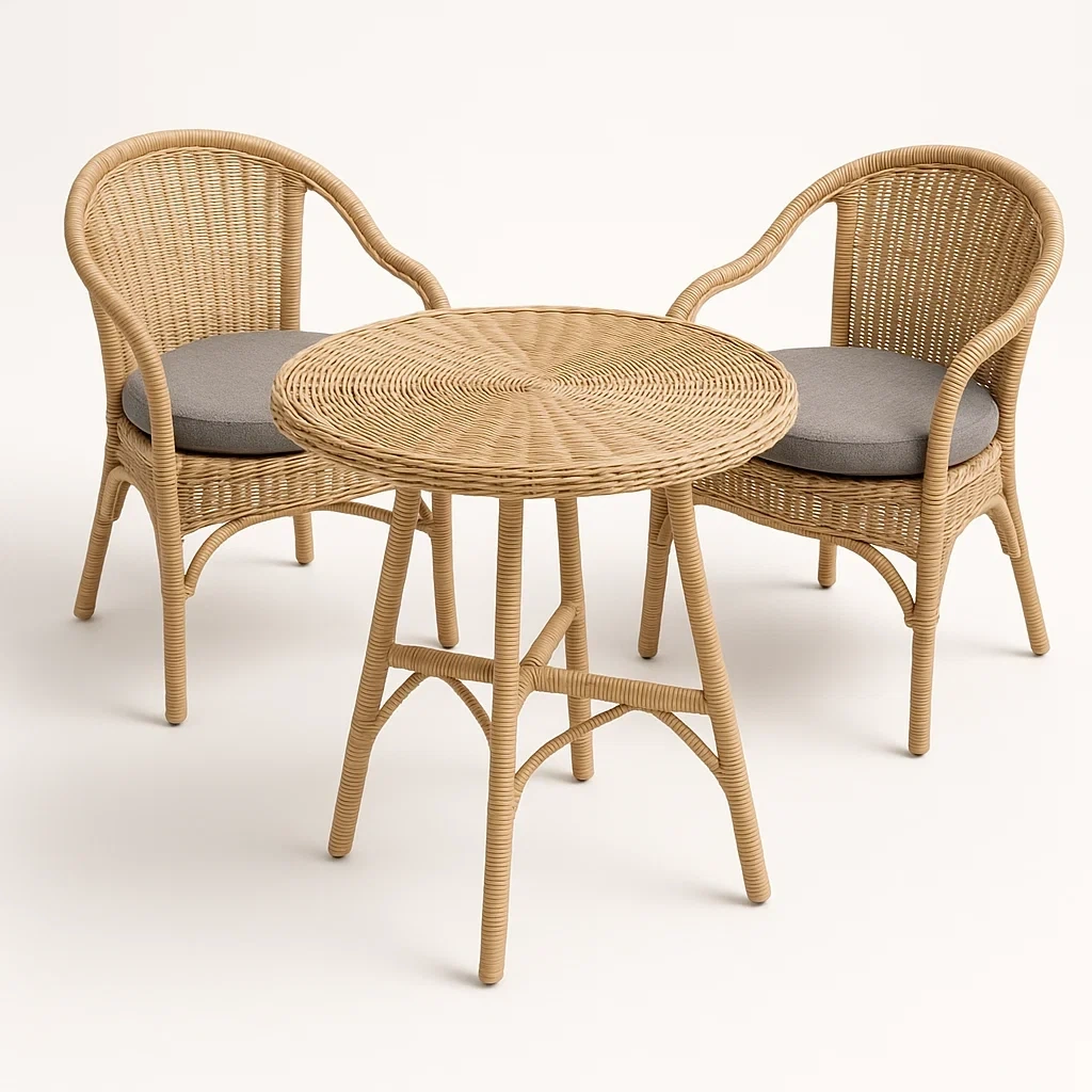 Arredo da giardino,Set tavolo e sedie da giardino compatto - FURNIARTE