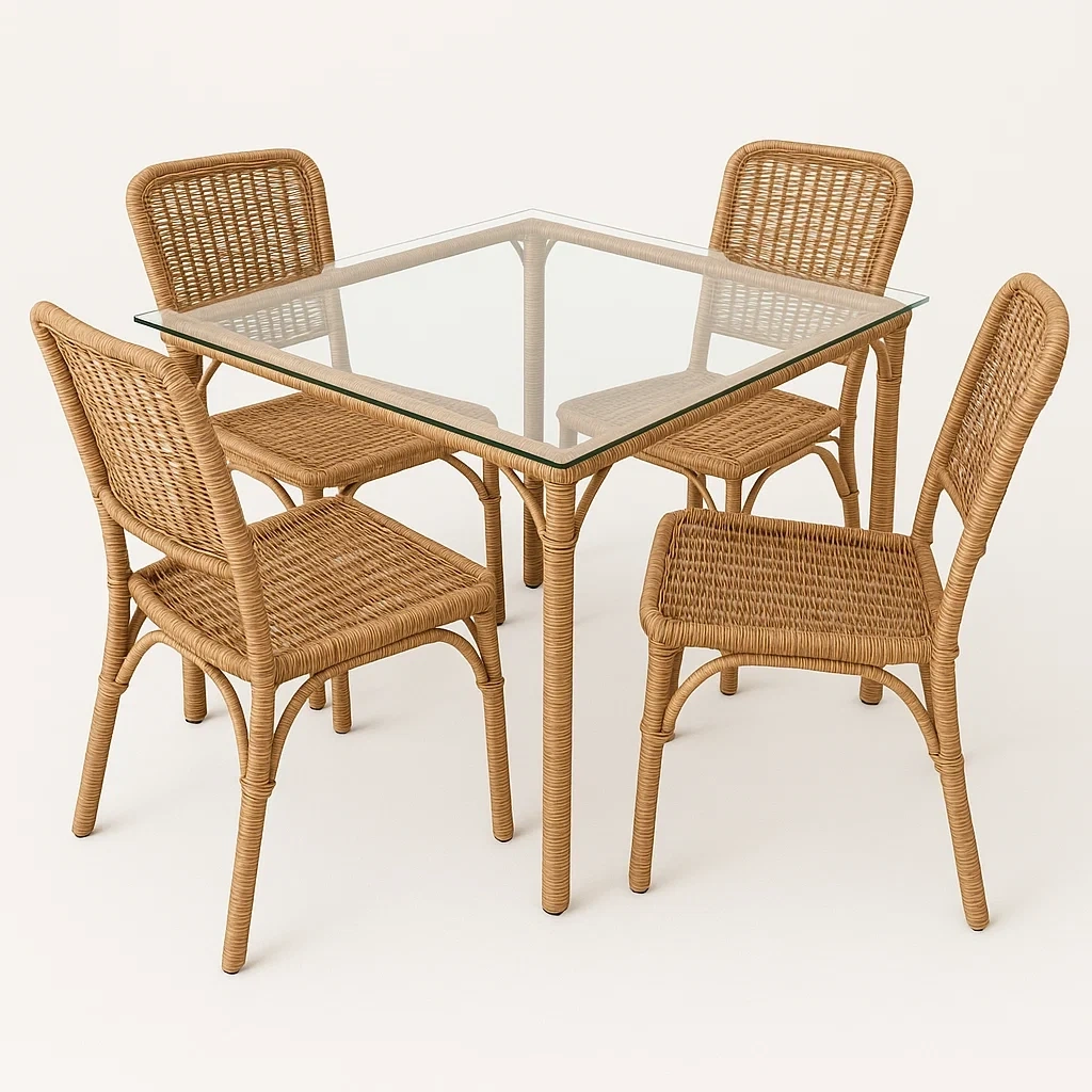 Mobili da terrazza,Set tavolo e sedie da terrazza - FURNIARTE