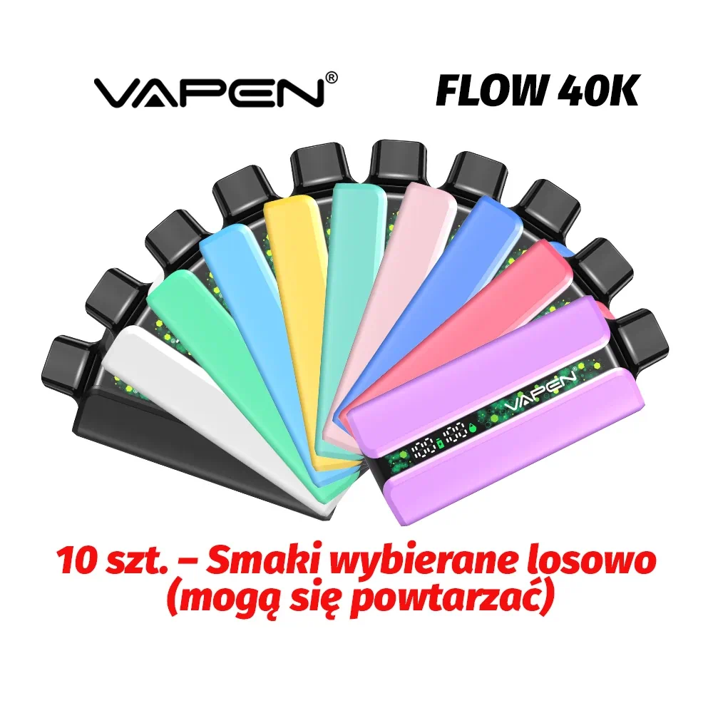 WYPRZEDAŻ! VAPEN FLOW 40k – Losowy Mix Smaków – NAJTANIEJ!