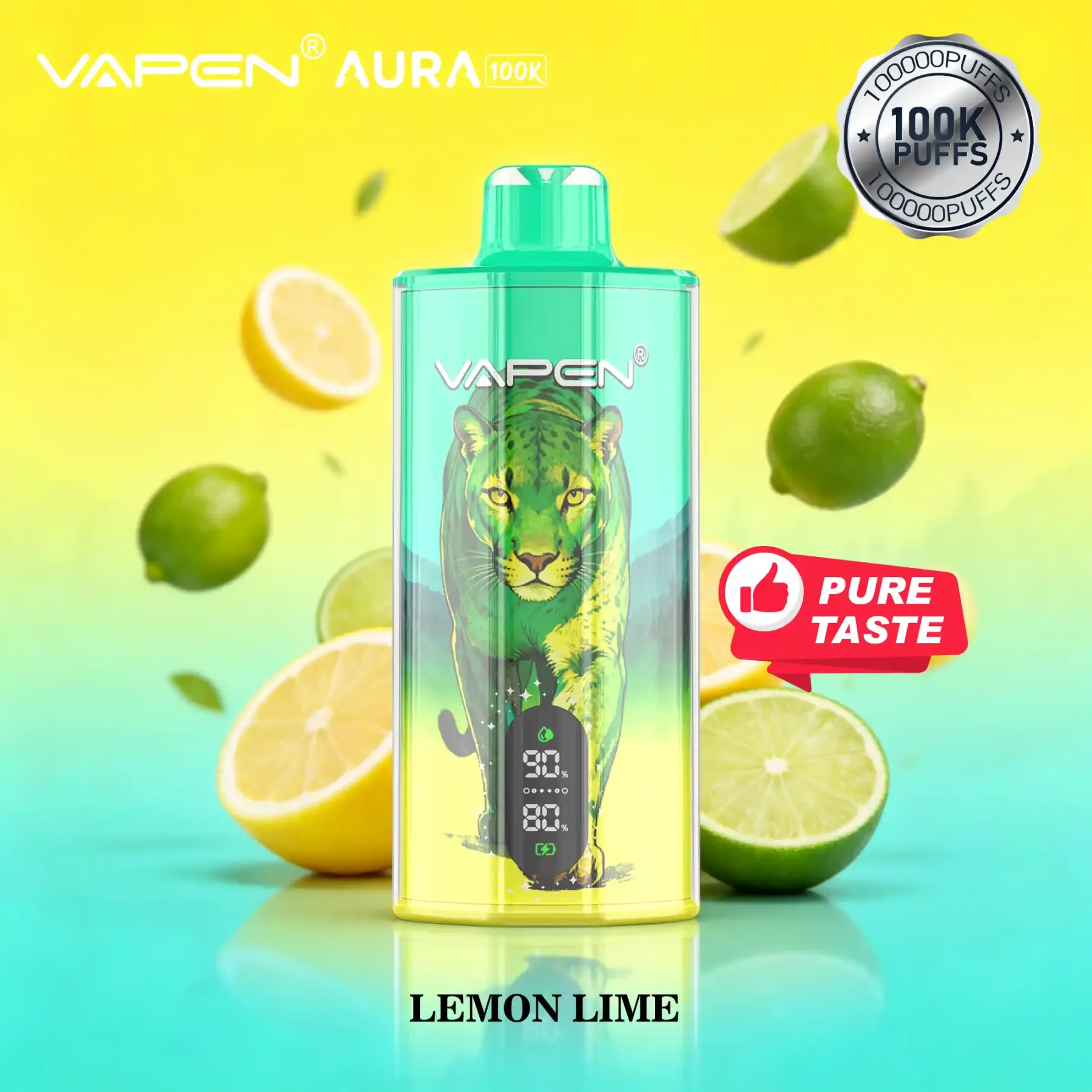 VAPEN AURA 100K - Cytryna Limonka