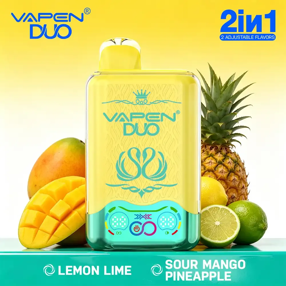 VAPEN DUO 40,000 Puffs – Cytryna Limonka & Kwaśne Mango Ananas