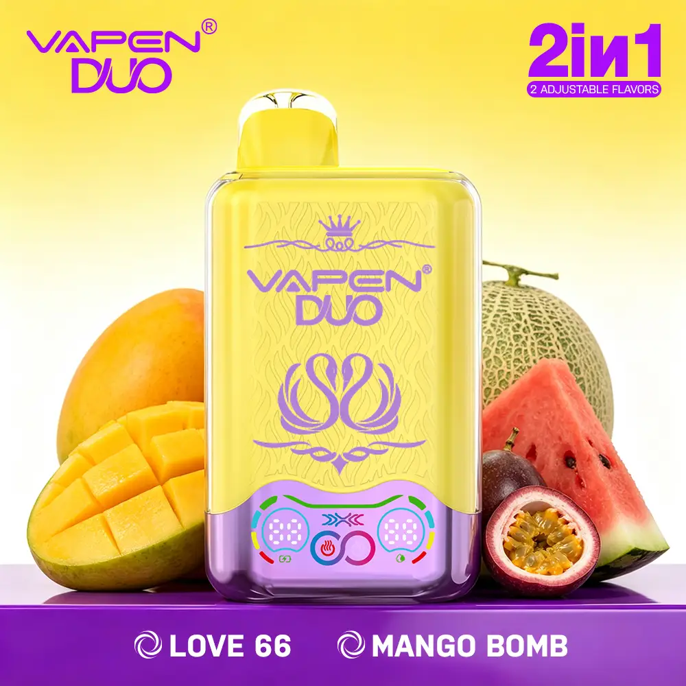 VAPEN DUO 40,000 Puffs –  Love 66 & Mangowa Bomba