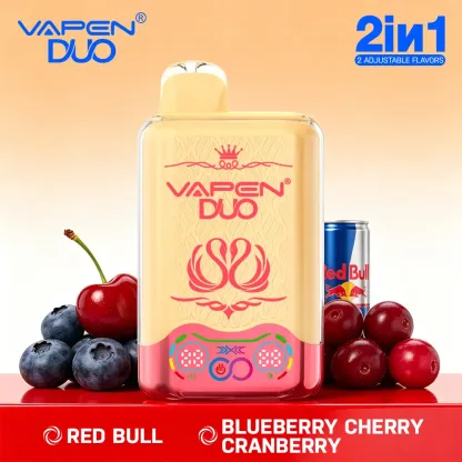 VAPEN DUO 40,000 Puffs – Red Bull & Jagoda Wiśnia Żurawina