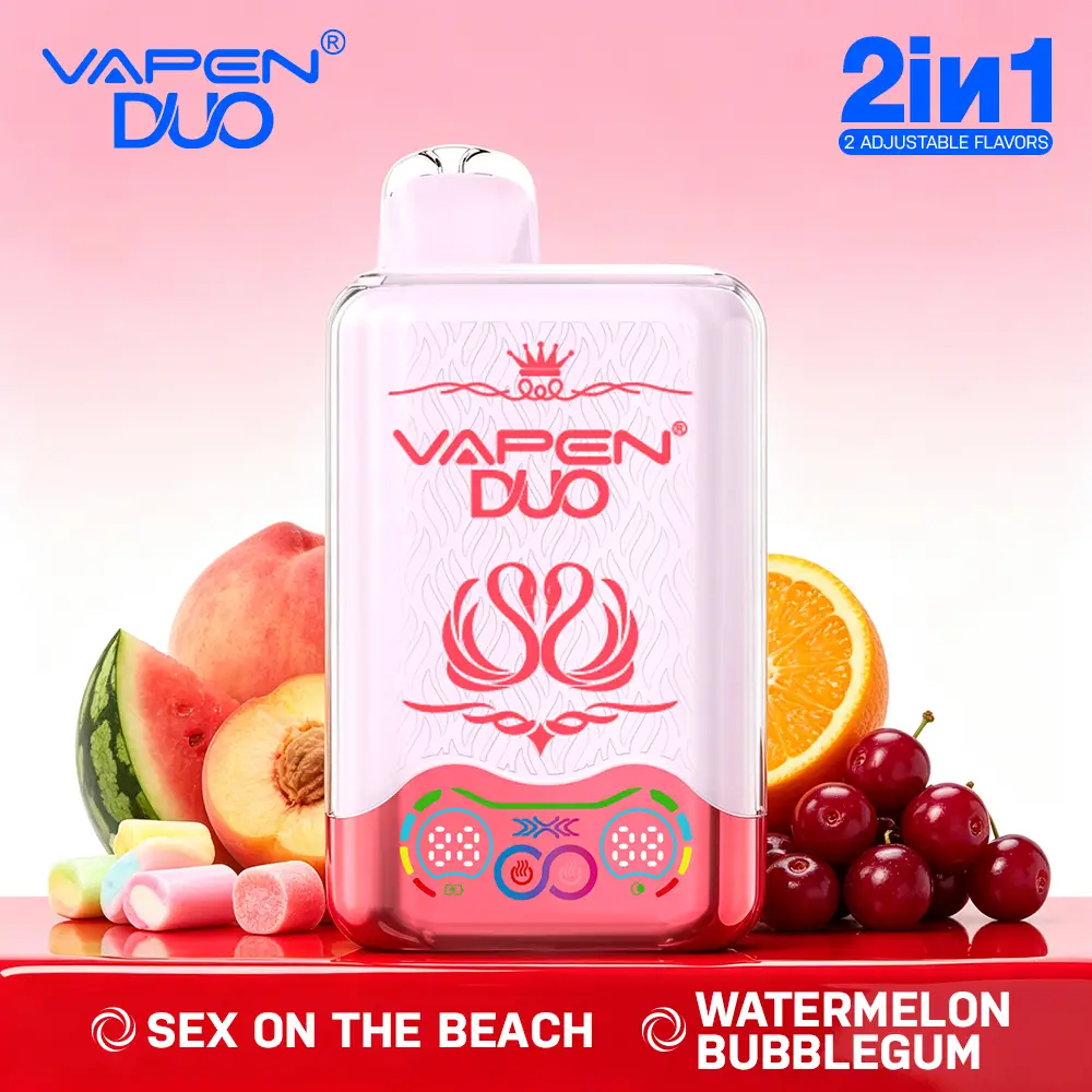 VAPEN DUO 40,000 Puffs – Sex on the Beach & Arbuzowa Guma Balonowa