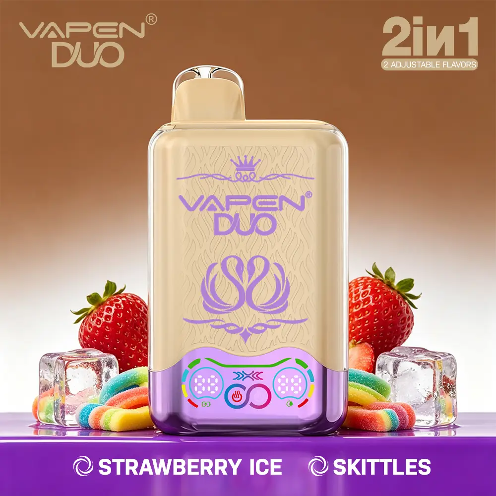 VAPEN DUO 40,000 Puffs –  Truskawkowy Lód & Skittles