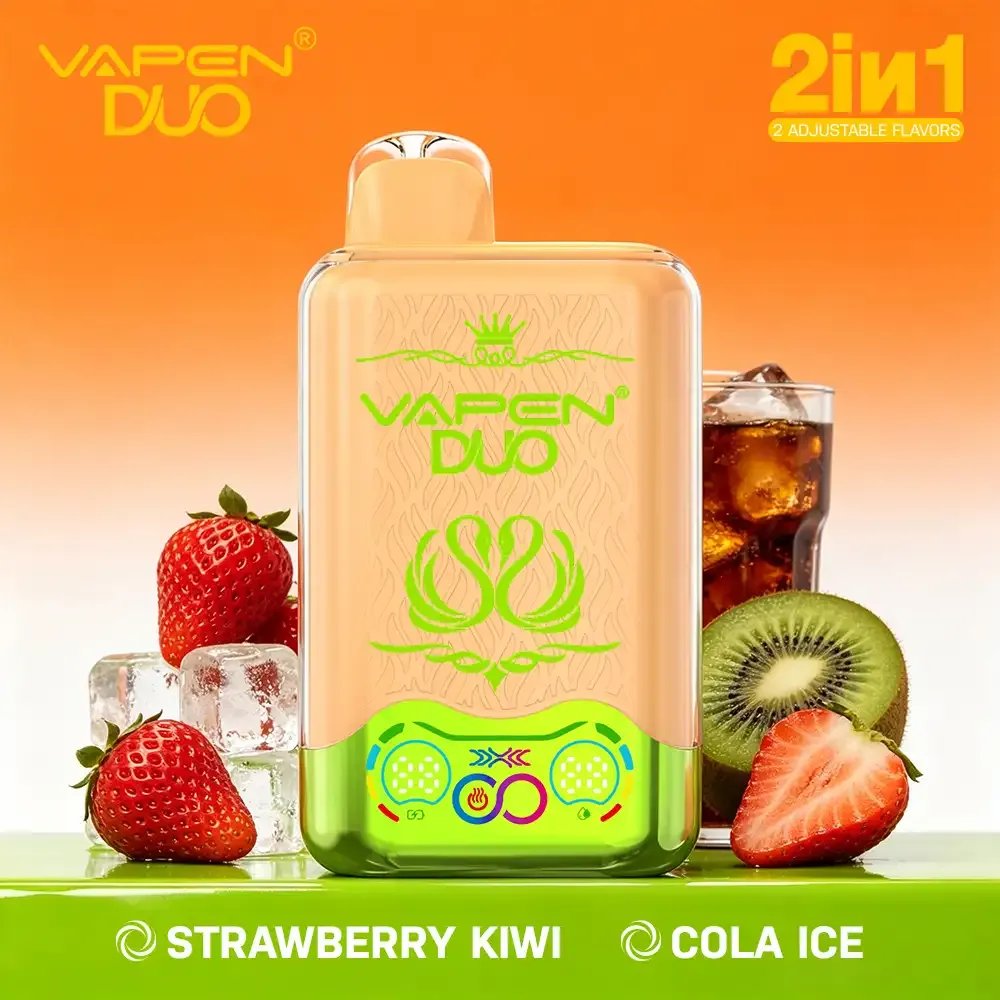 VAPEN DUO 40,000 Puffs – Truskawka Kiwi & Cola z Lodem