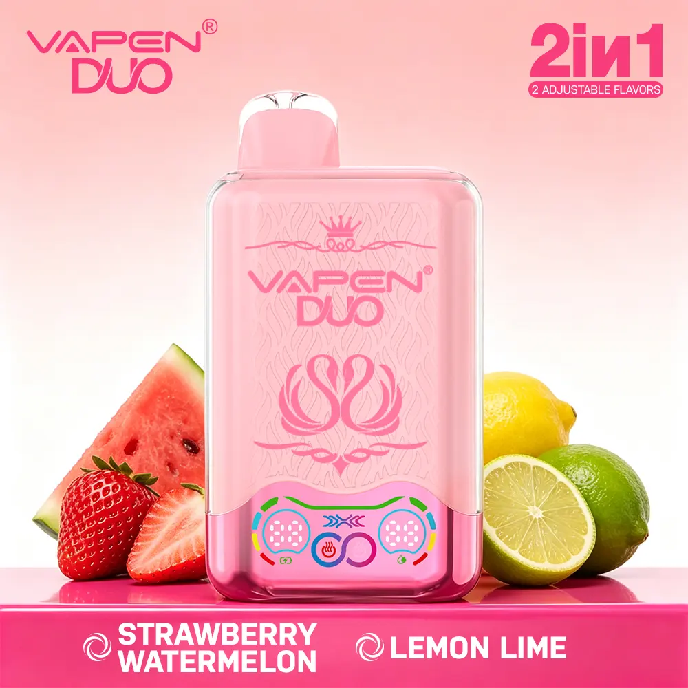VAPEN DUO 40,000 Puffs – Truskawka Arbuz & Cytryna Limonka